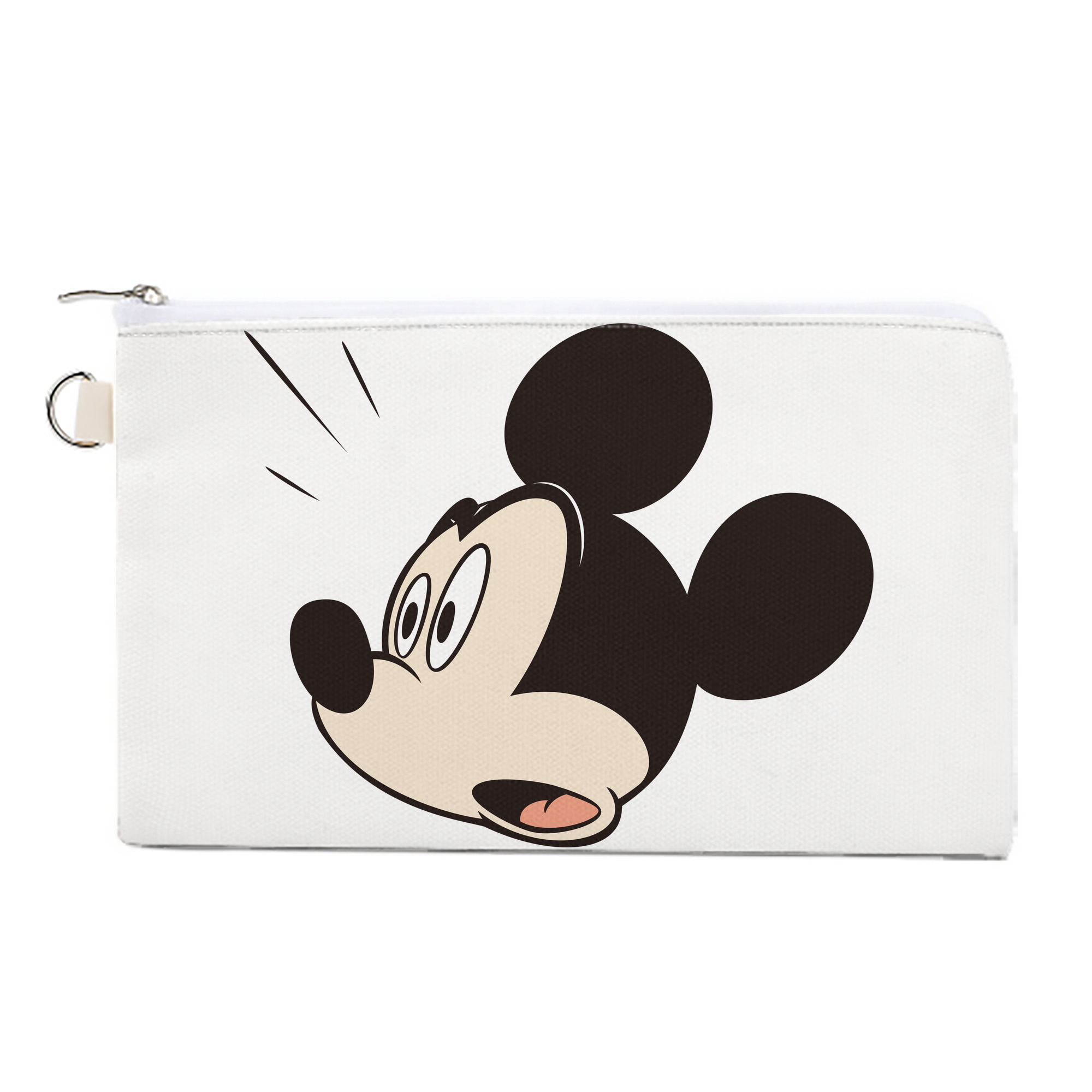 （画像用） ミッキーマウス Mickey Mouse キャンバス生地ポーチ　小物入れ