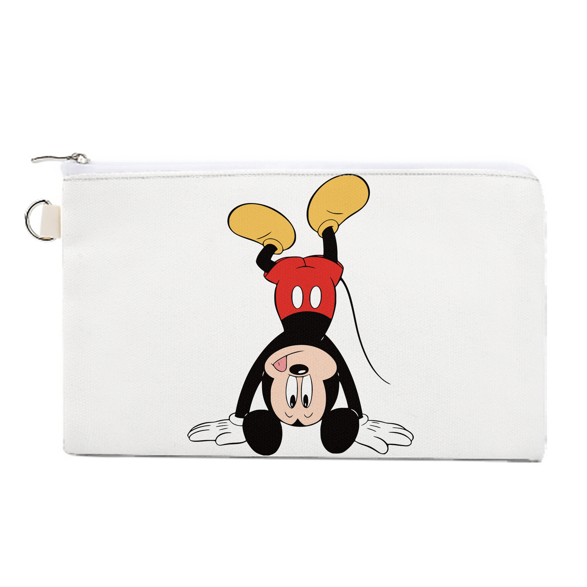（画像用） ミッキーマウス Mickey Mouse キャンバス生地ポーチ　小物入れ