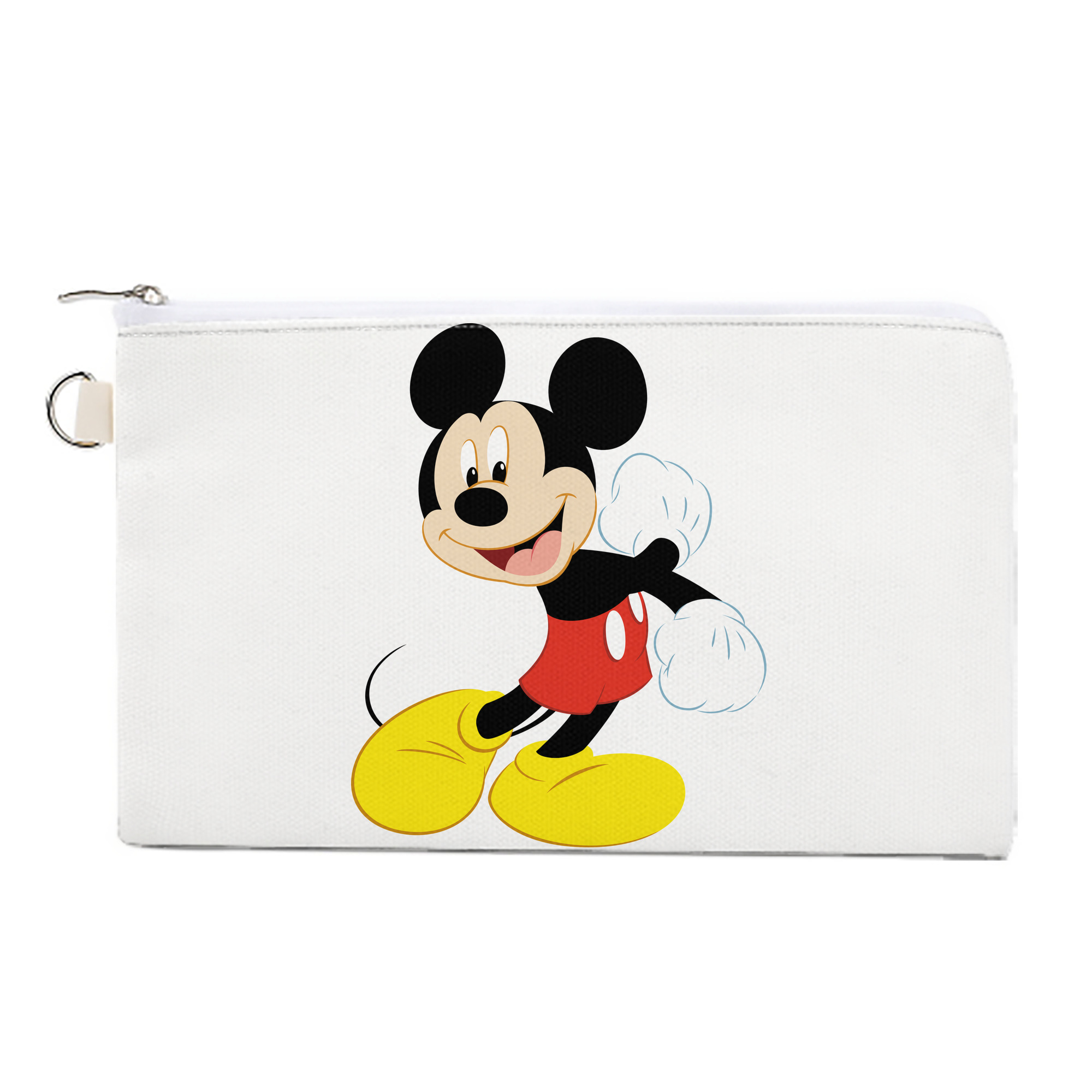 （画像用） ミッキーマウス Mickey Mouse キャンバス生地ポーチ　小物入れ