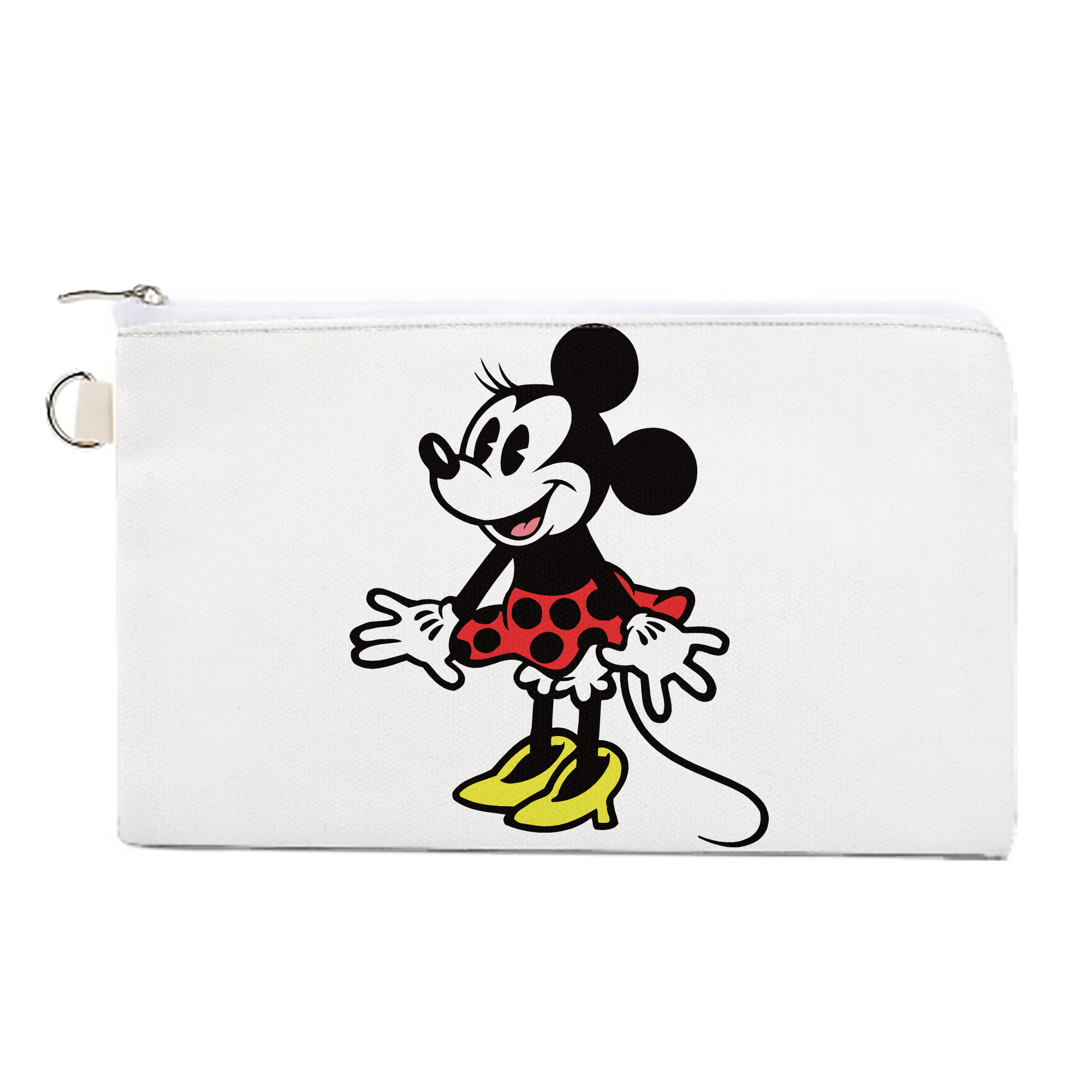 （画像用） ミッキーマウス Mickey Mouse キャンバス生地ポーチ　小物入れ