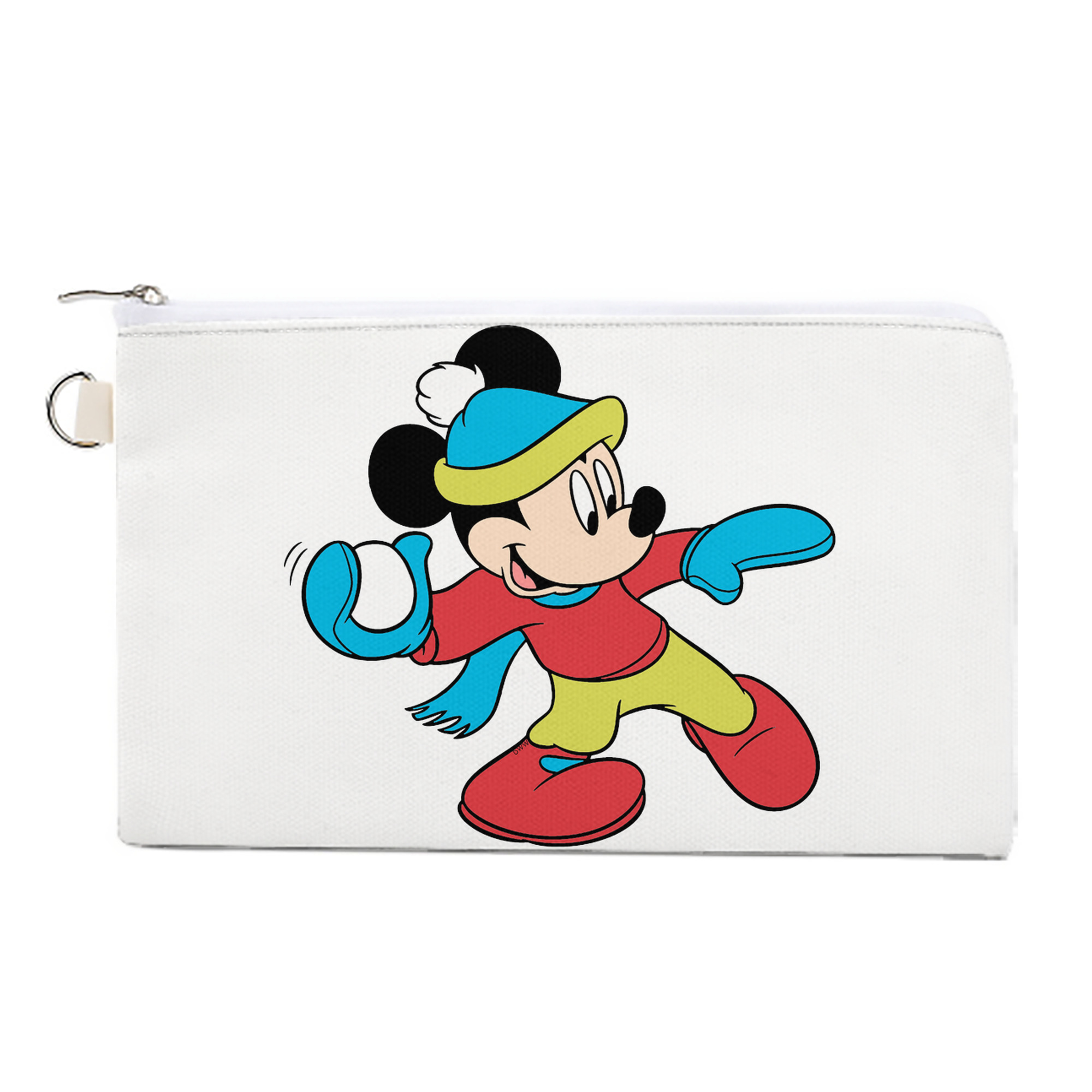 （画像用） ミッキーマウス Mickey Mouse キャンバス生地ポーチ　小物入れ