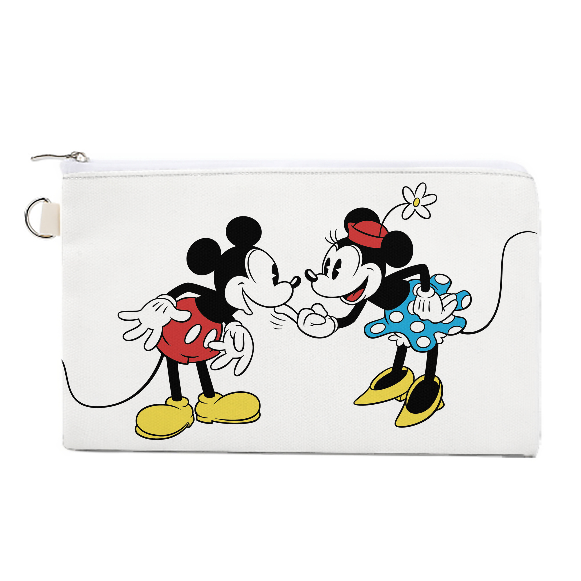 （画像用） ミッキーマウス Mickey Mouse キャンバス生地ポーチ　小物入れ