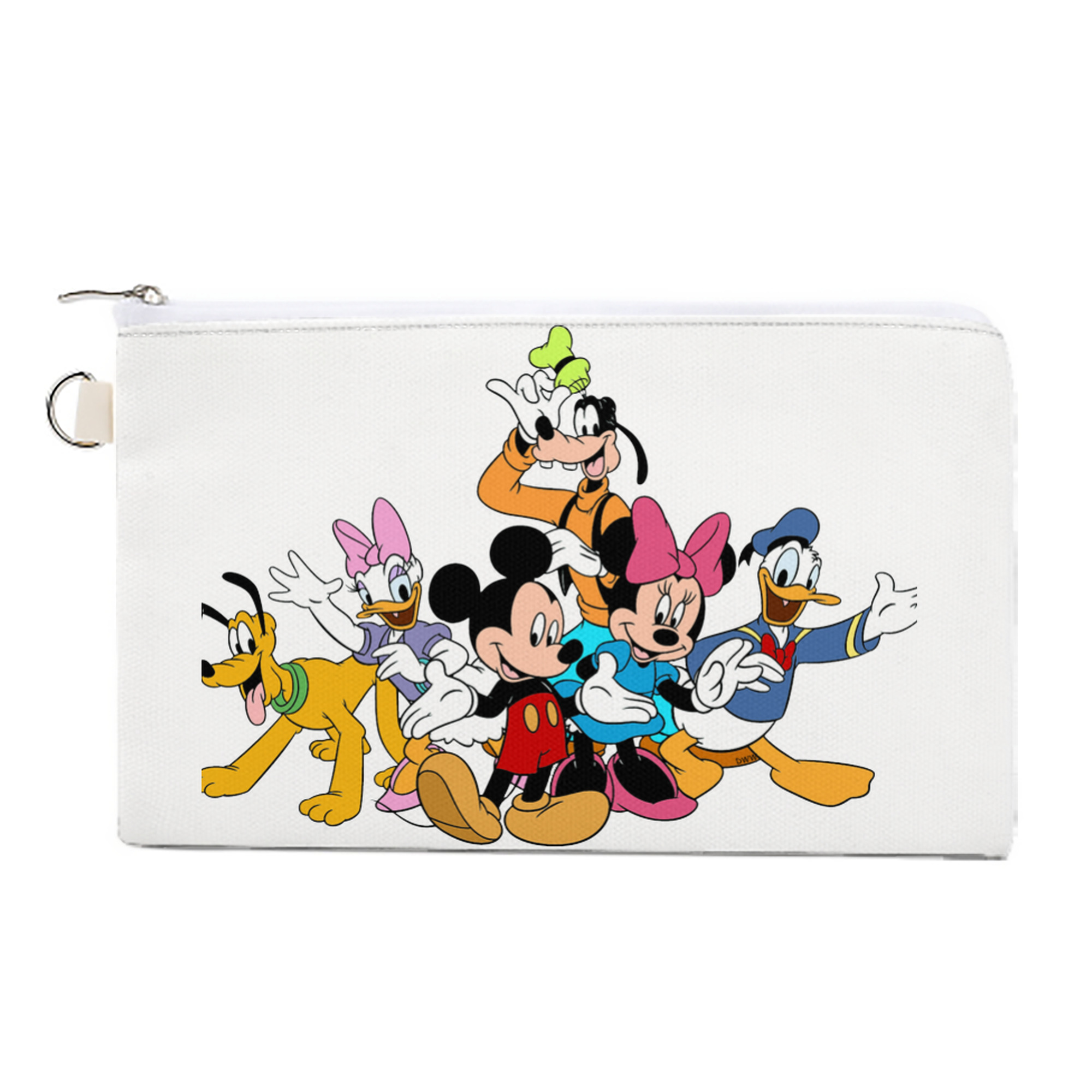 （画像用） ミッキーマウス Mickey Mouse キャンバス生地ポーチ　小物入れ