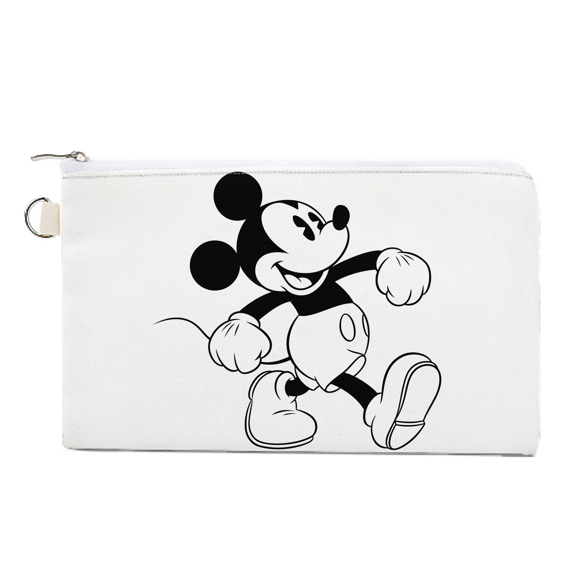 （画像用） ミッキーマウス Mickey Mouse キャンバス生地ポーチ　小物入れ