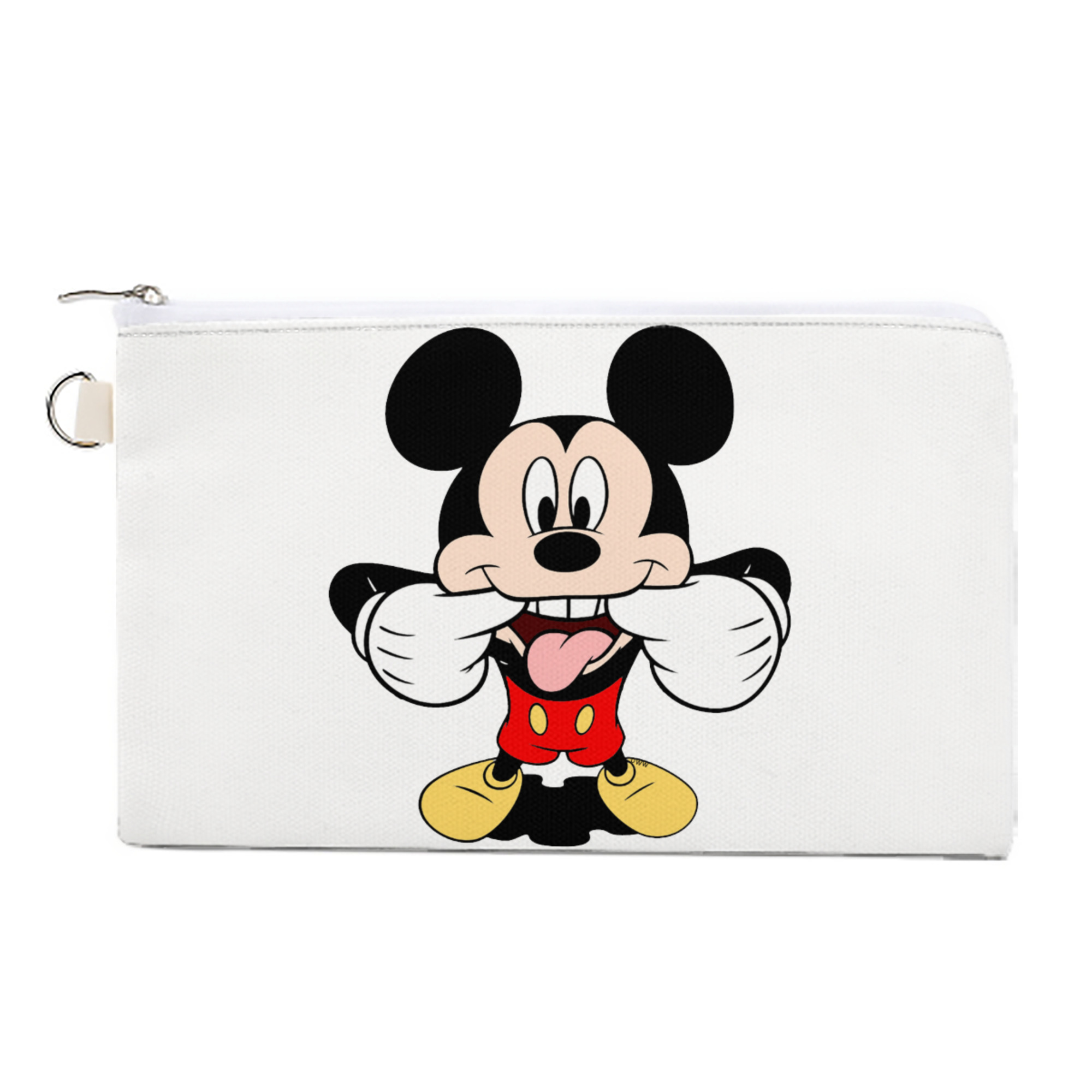 （画像用） ミッキーマウス Mickey Mouse キャンバス生地ポーチ　小物入れ
