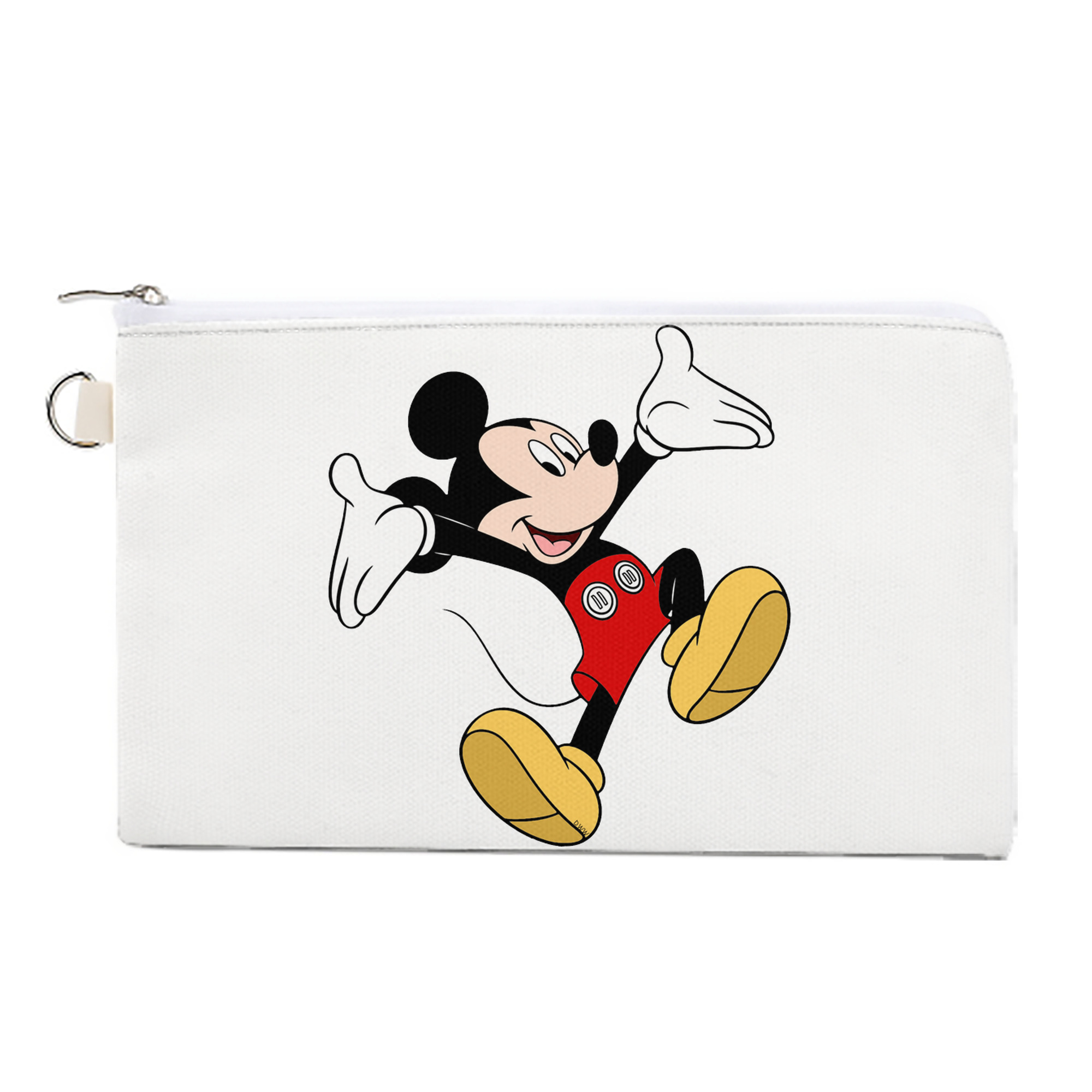 （画像用） ミッキーマウス Mickey Mouse キャンバス生地ポーチ　小物入れ