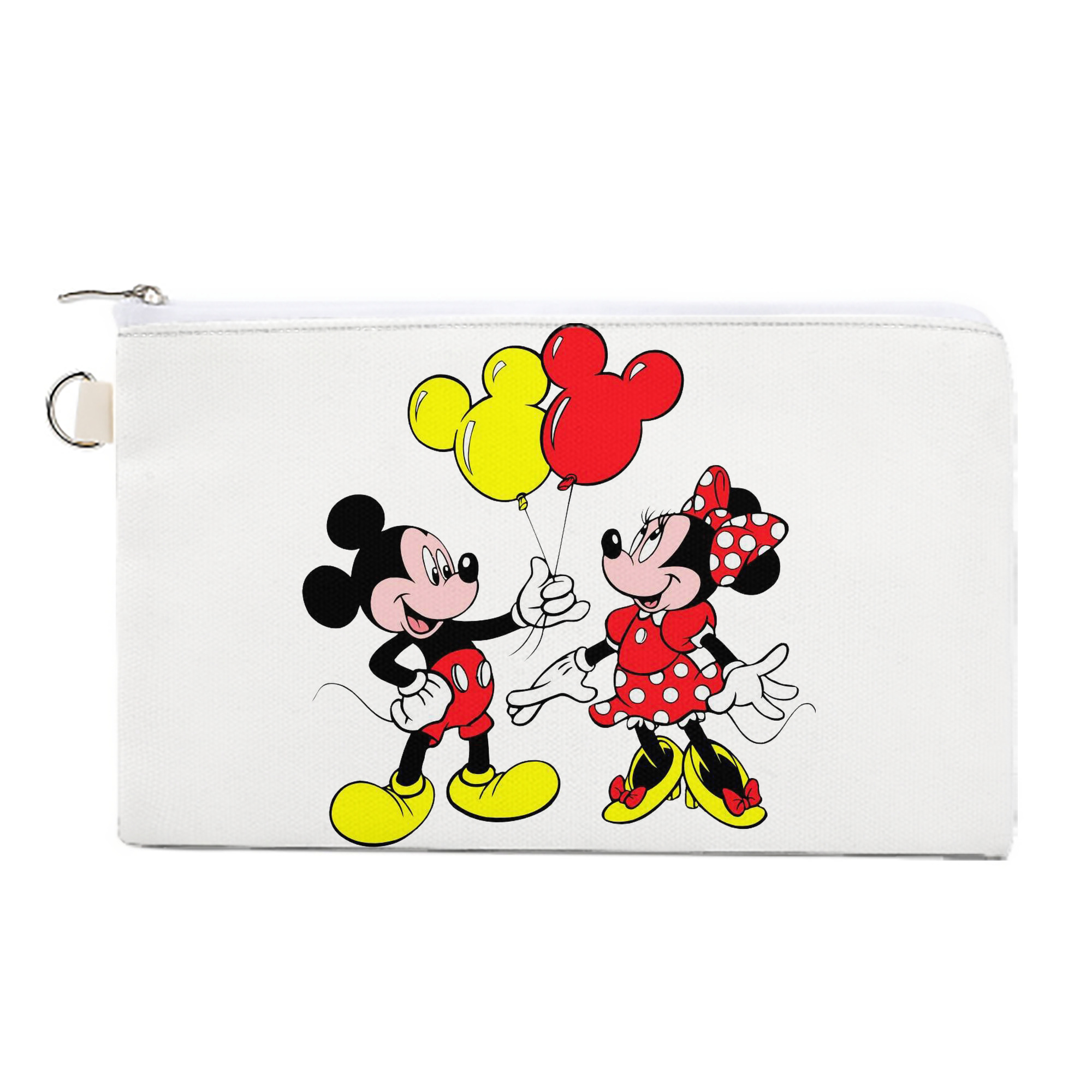 （画像用） ミッキーマウス Mickey Mouse キャンバス生地ポーチ　小物入れ