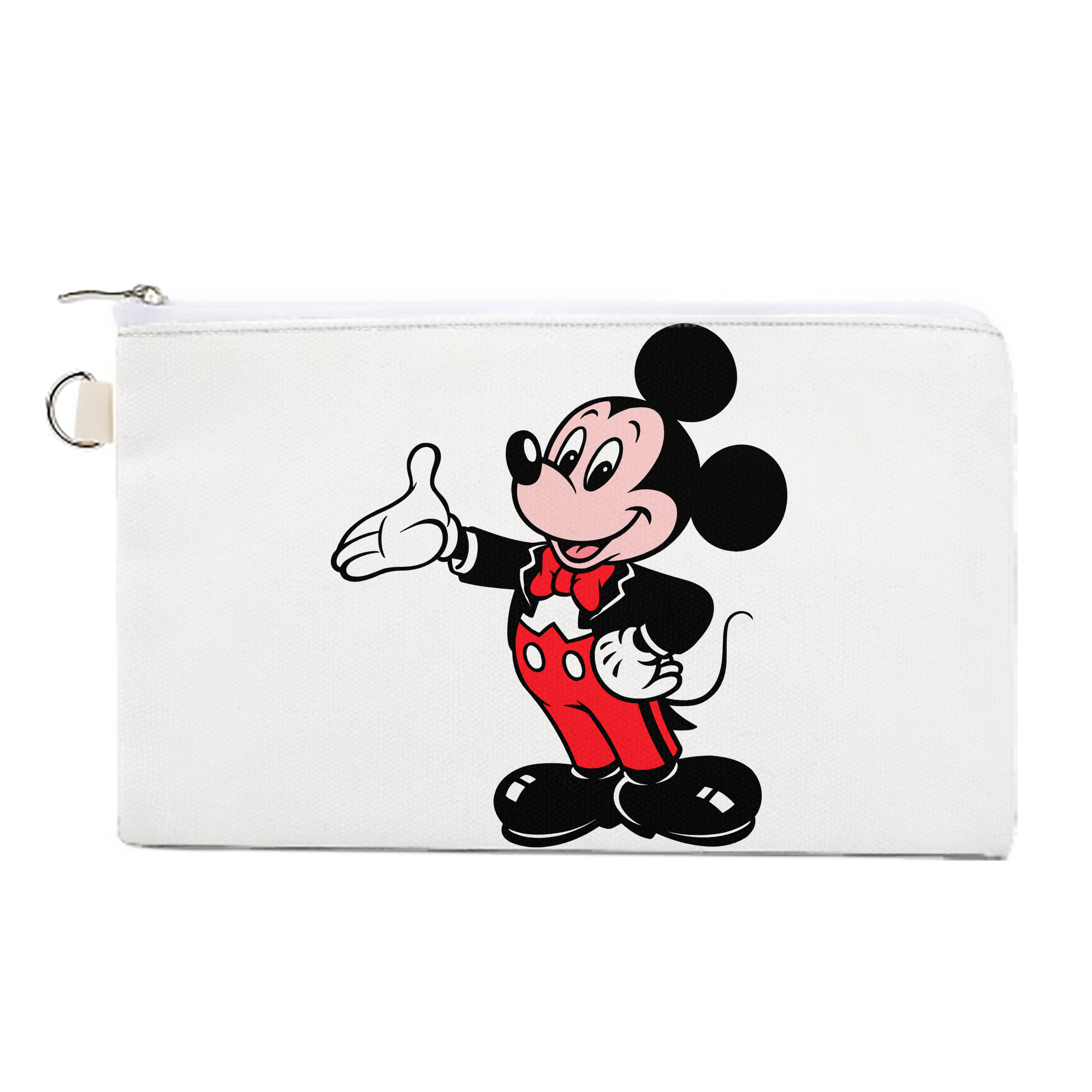 （画像用） ミッキーマウス Mickey Mouse キャンバス生地ポーチ　小物入れ