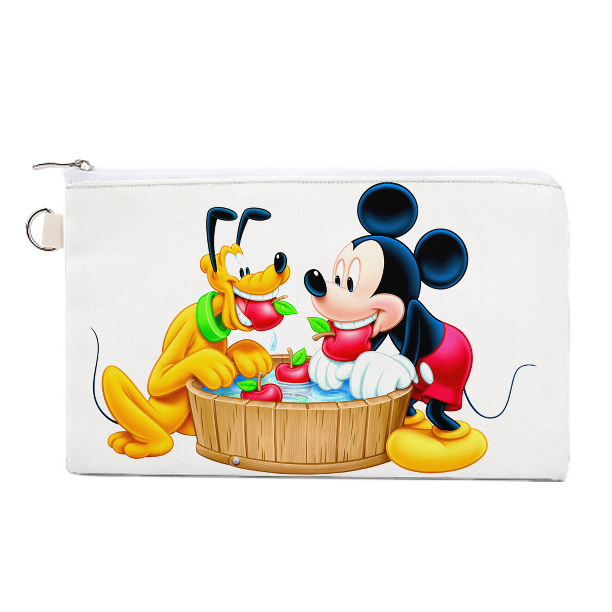 （画像用） ミッキーマウス Mickey Mouse キャンバス生地ポーチ　小物入れ