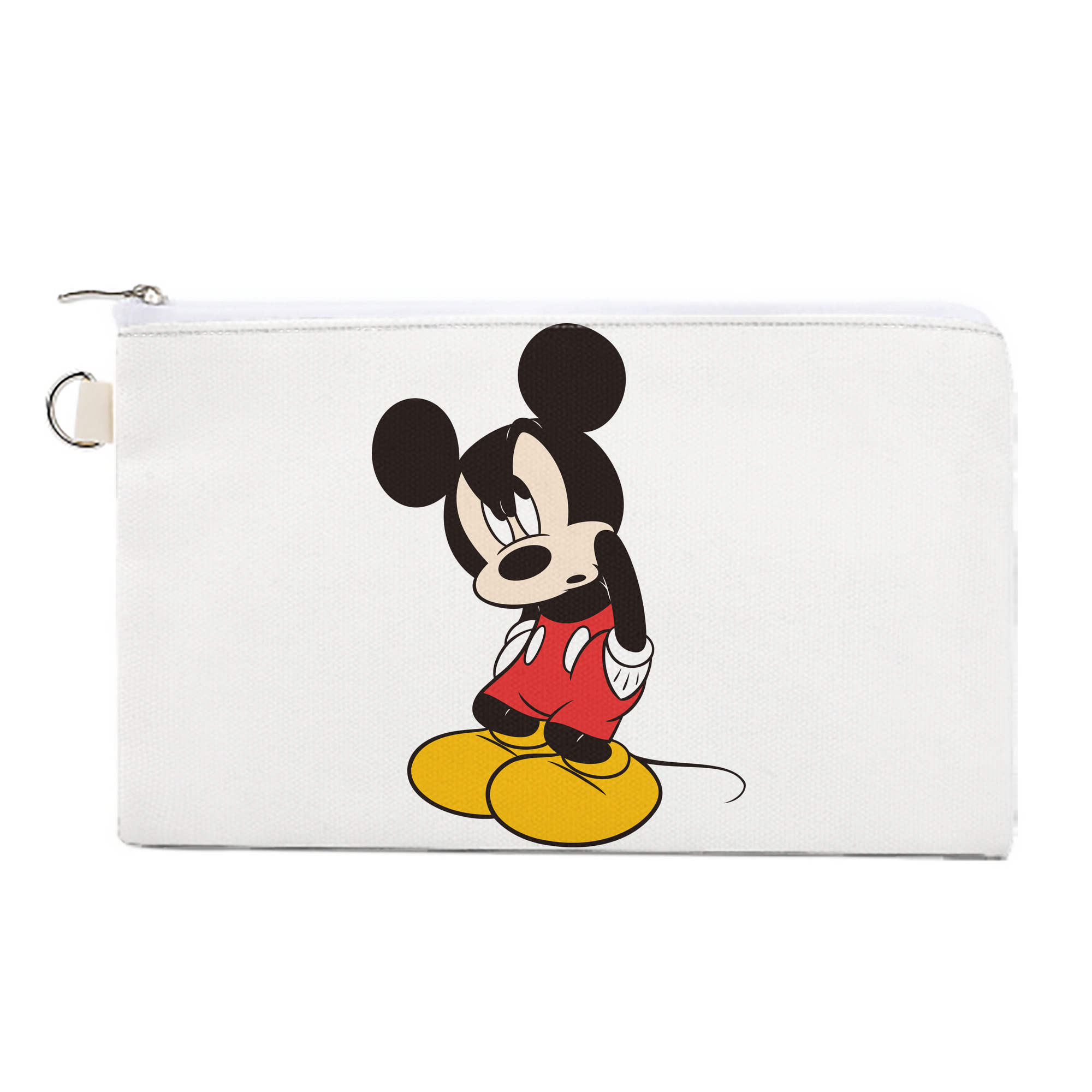 （画像用） ミッキーマウス Mickey Mouse キャンバス生地ポーチ　小物入れ