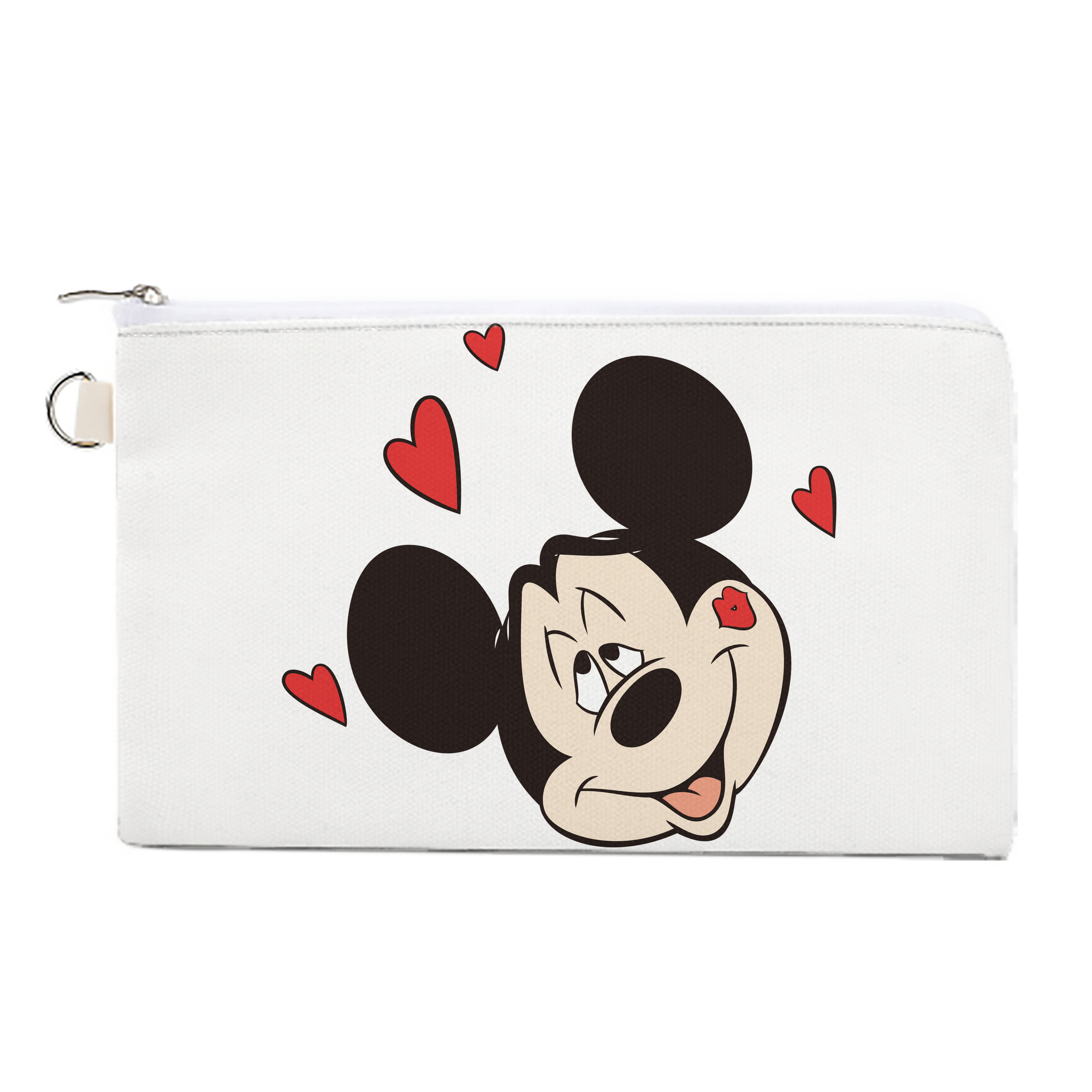（画像用） ミッキーマウス Mickey Mouse キャンバス生地ポーチ　小物入れ