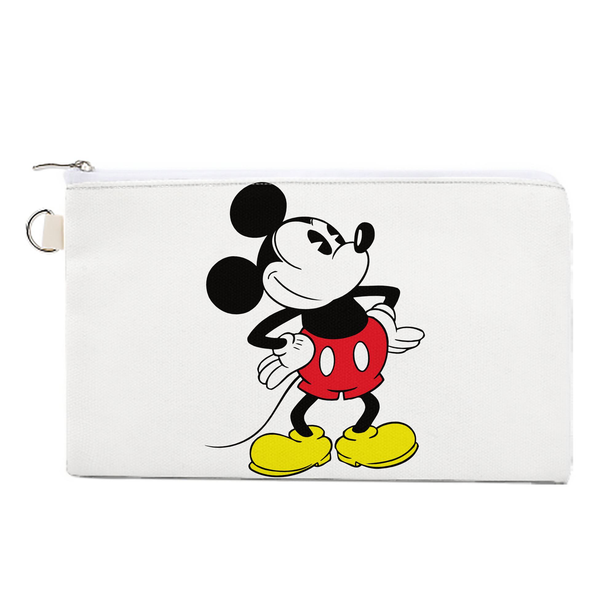 （画像用） ミッキーマウス Mickey Mouse キャンバス生地ポーチ　小物入れ