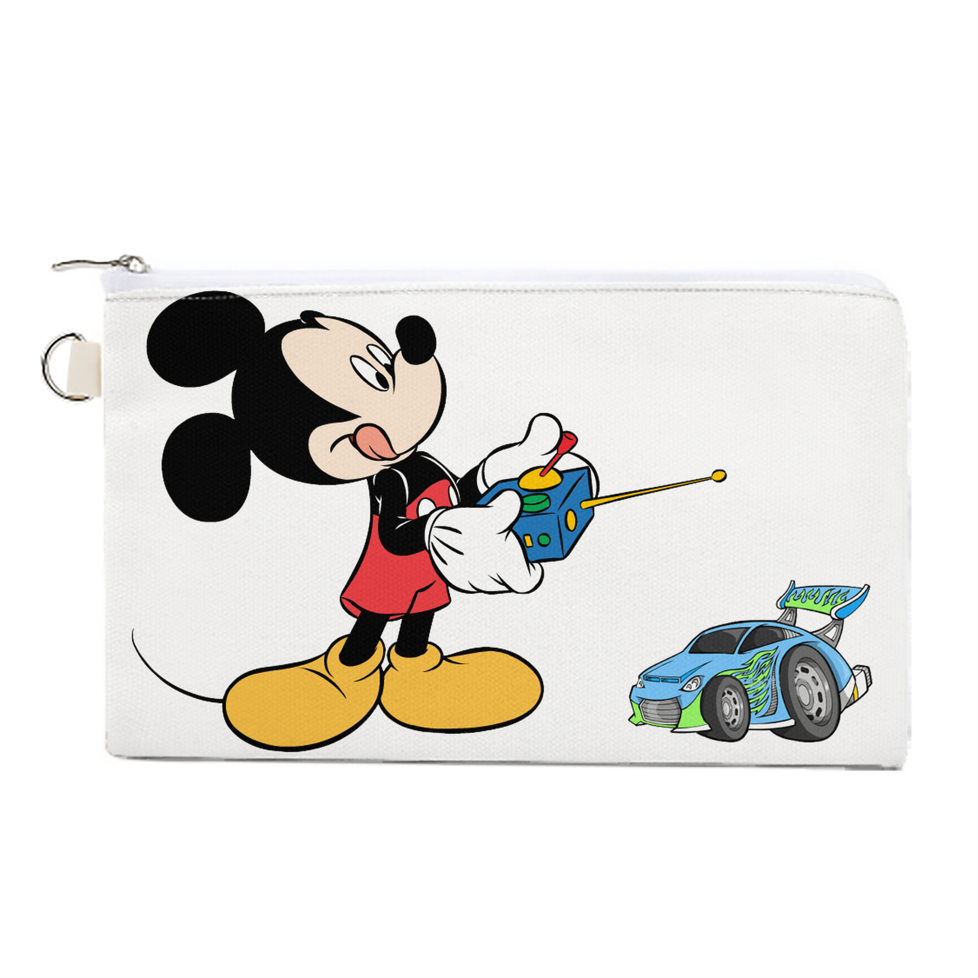（画像用） ミッキーマウス Mickey Mouse キャンバス生地ポーチ　小物入れ