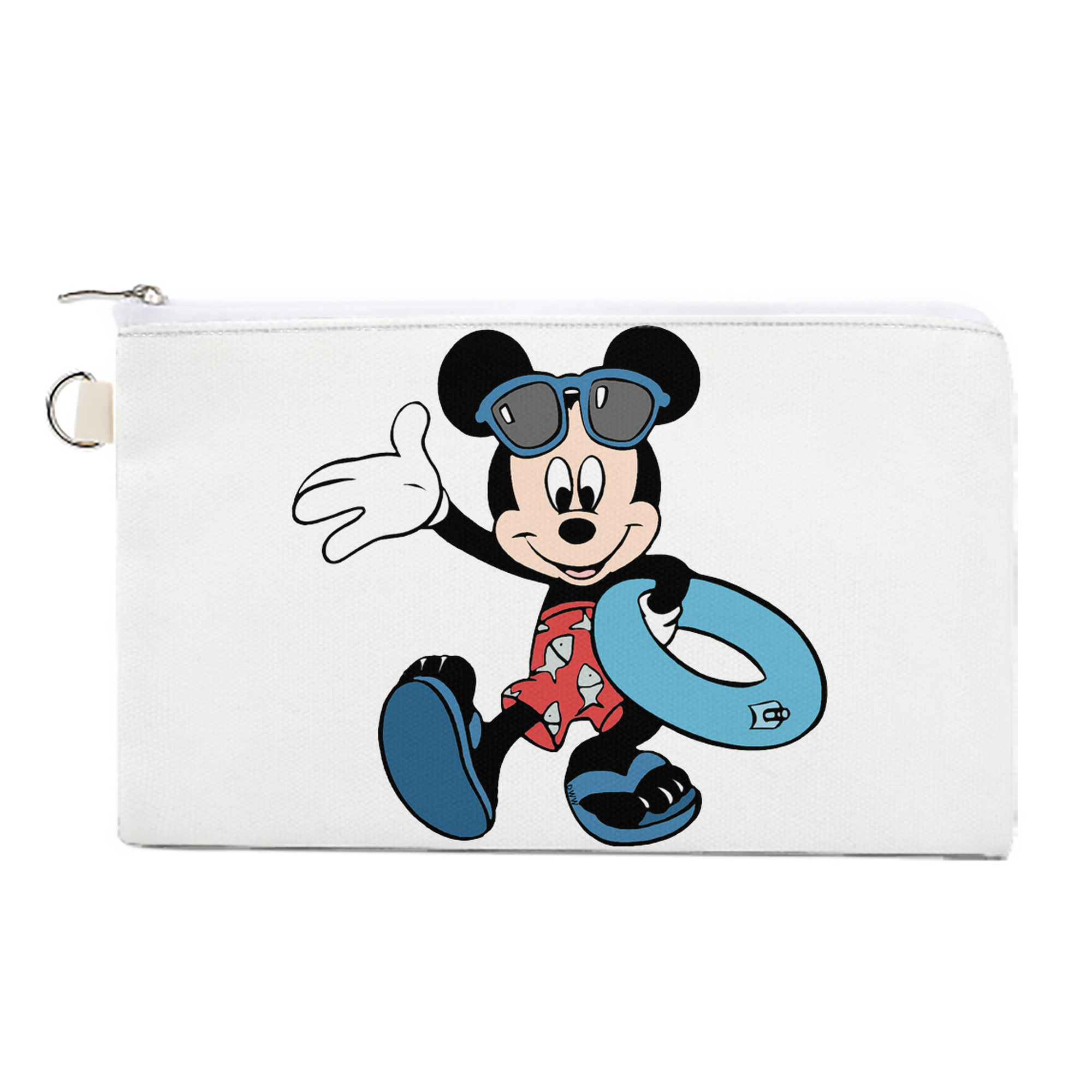 （画像用） ミッキーマウス Mickey Mouse キャンバス生地ポーチ　小物入れ
