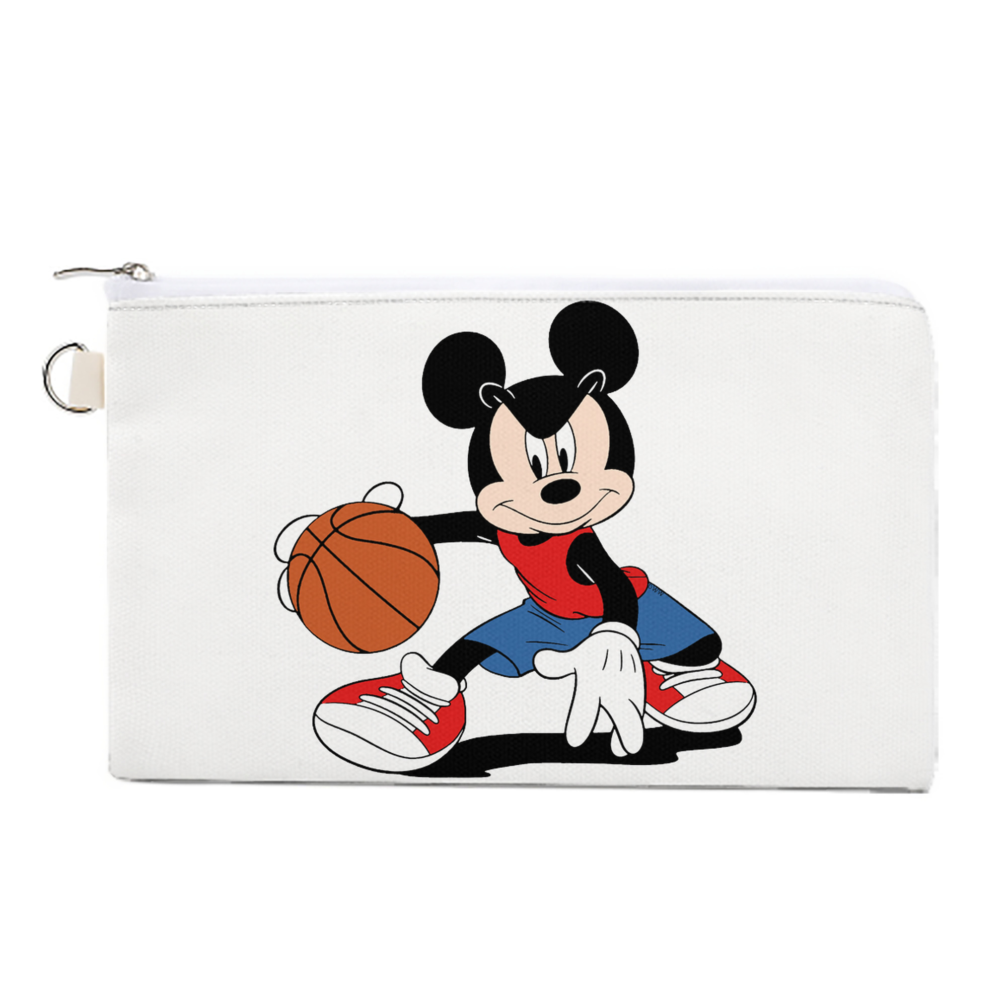 （画像用） ミッキーマウス Mickey Mouse キャンバス生地ポーチ　小物入れ