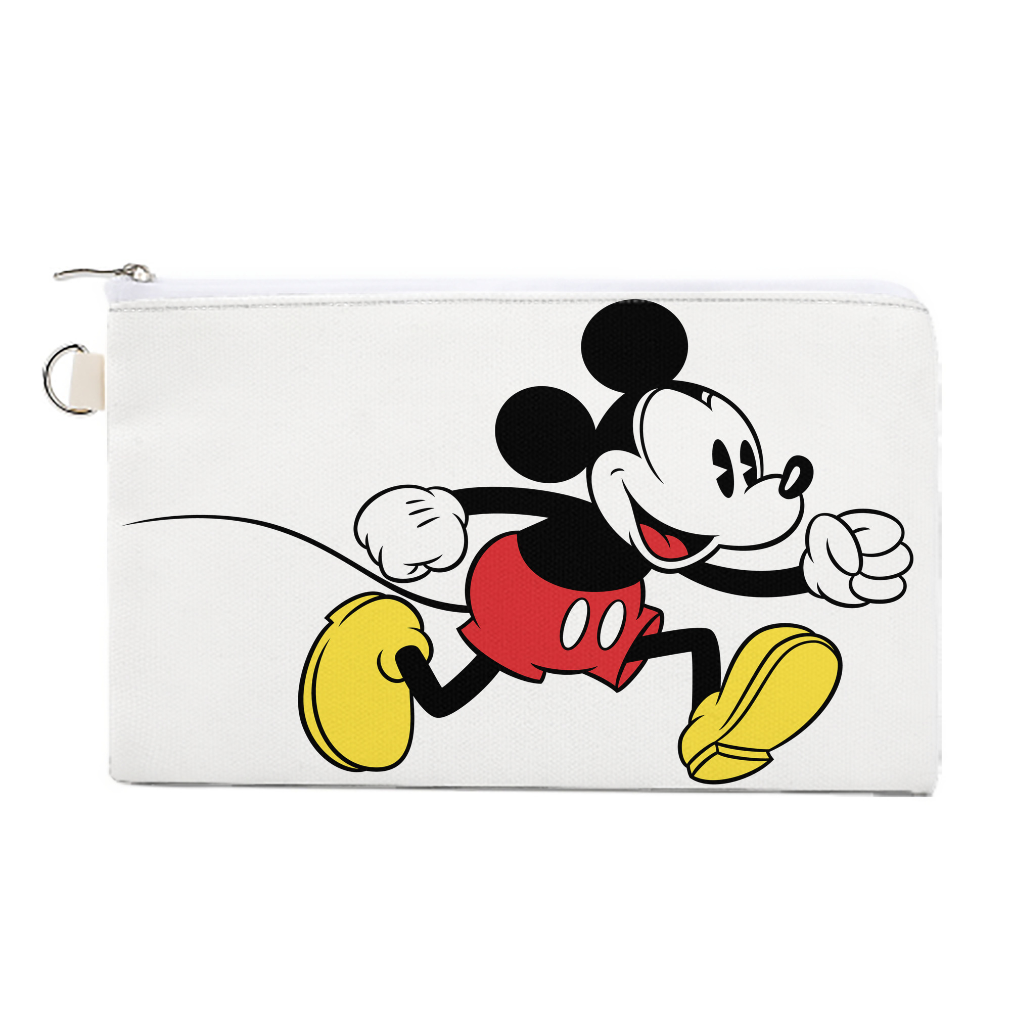 （画像用） ミッキーマウス Mickey Mouse キャンバス生地ポーチ　小物入れ