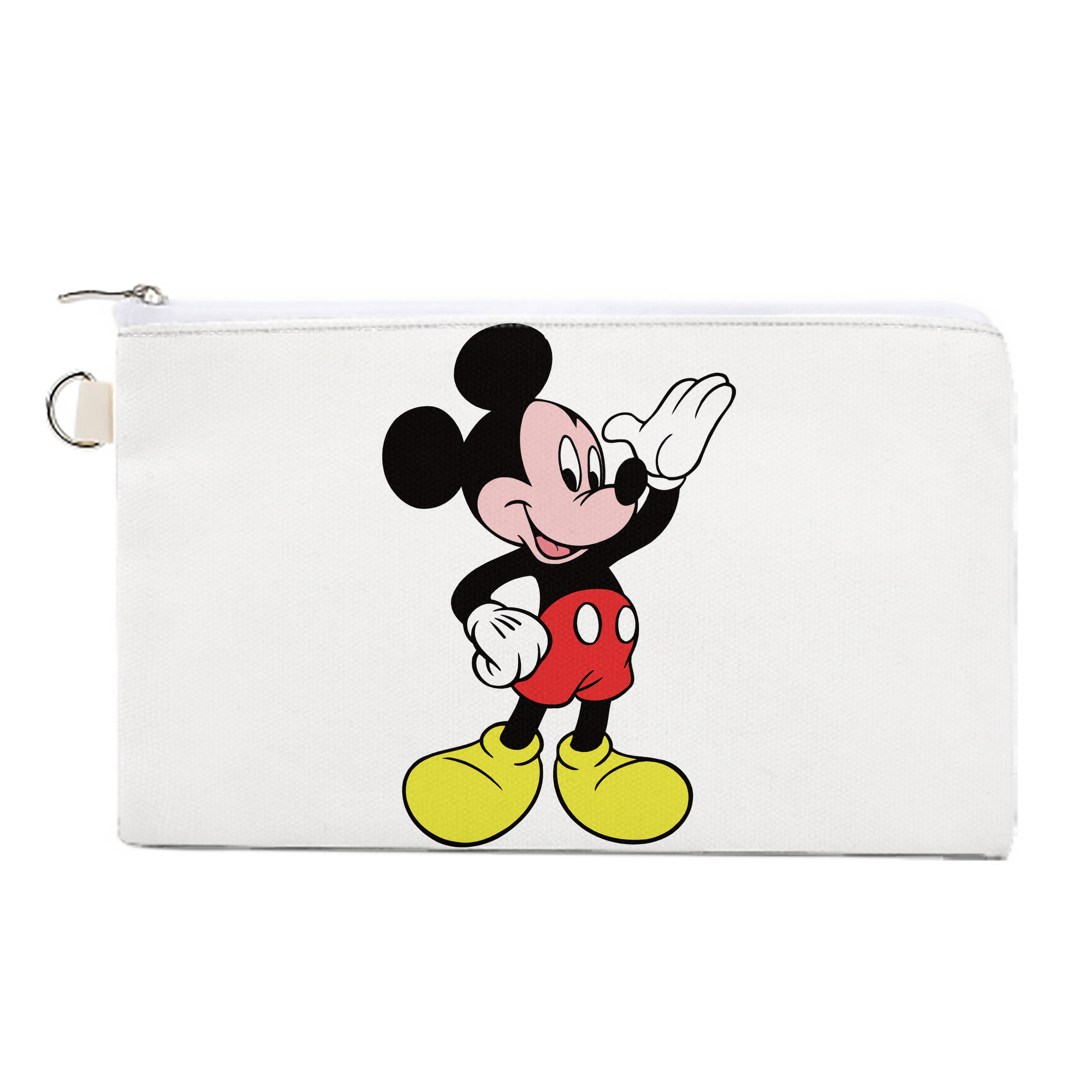 （画像用） ミッキーマウス Mickey Mouse キャンバス生地ポーチ　小物入れ