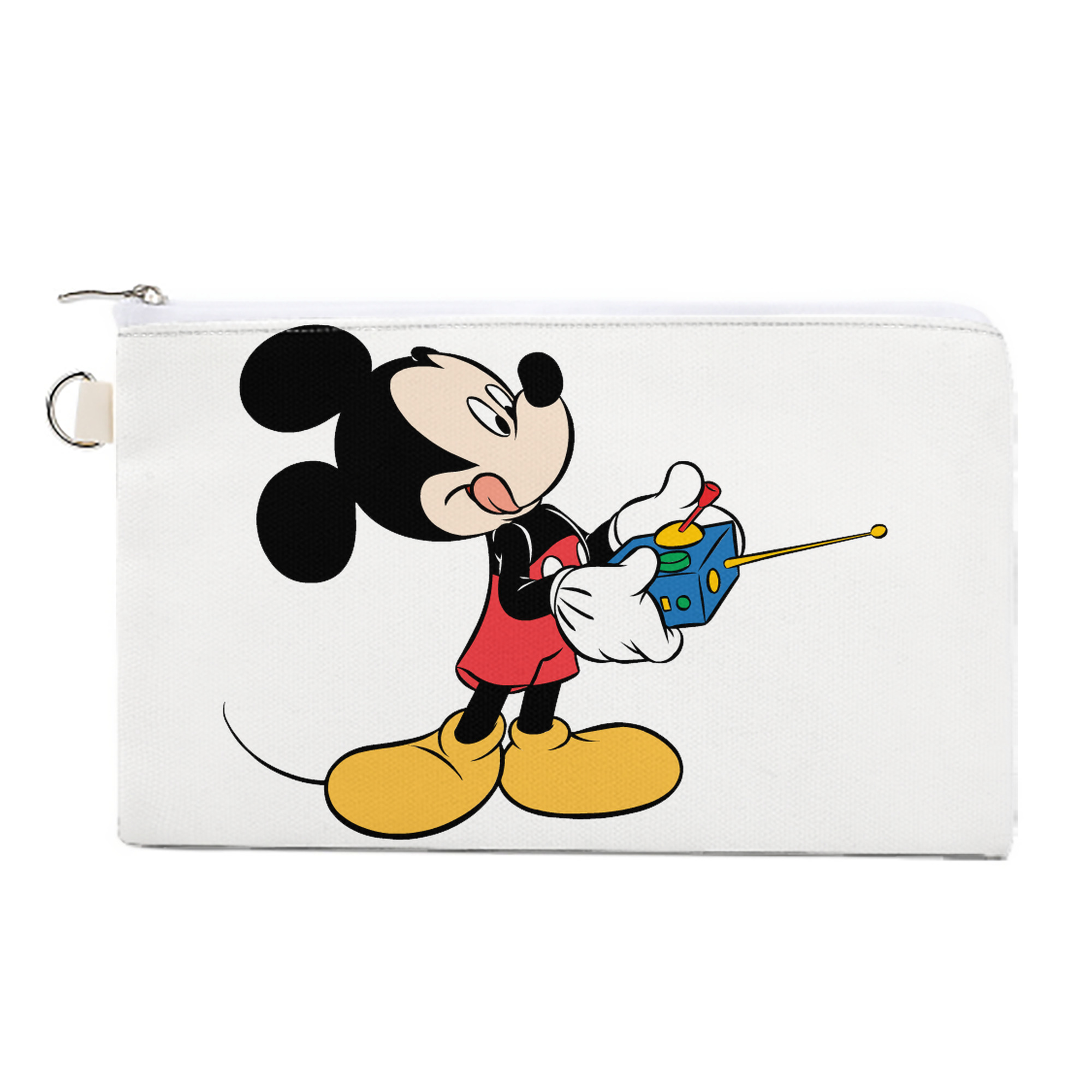 （画像用） ミッキーマウス Mickey Mouse キャンバス生地ポーチ　小物入れ