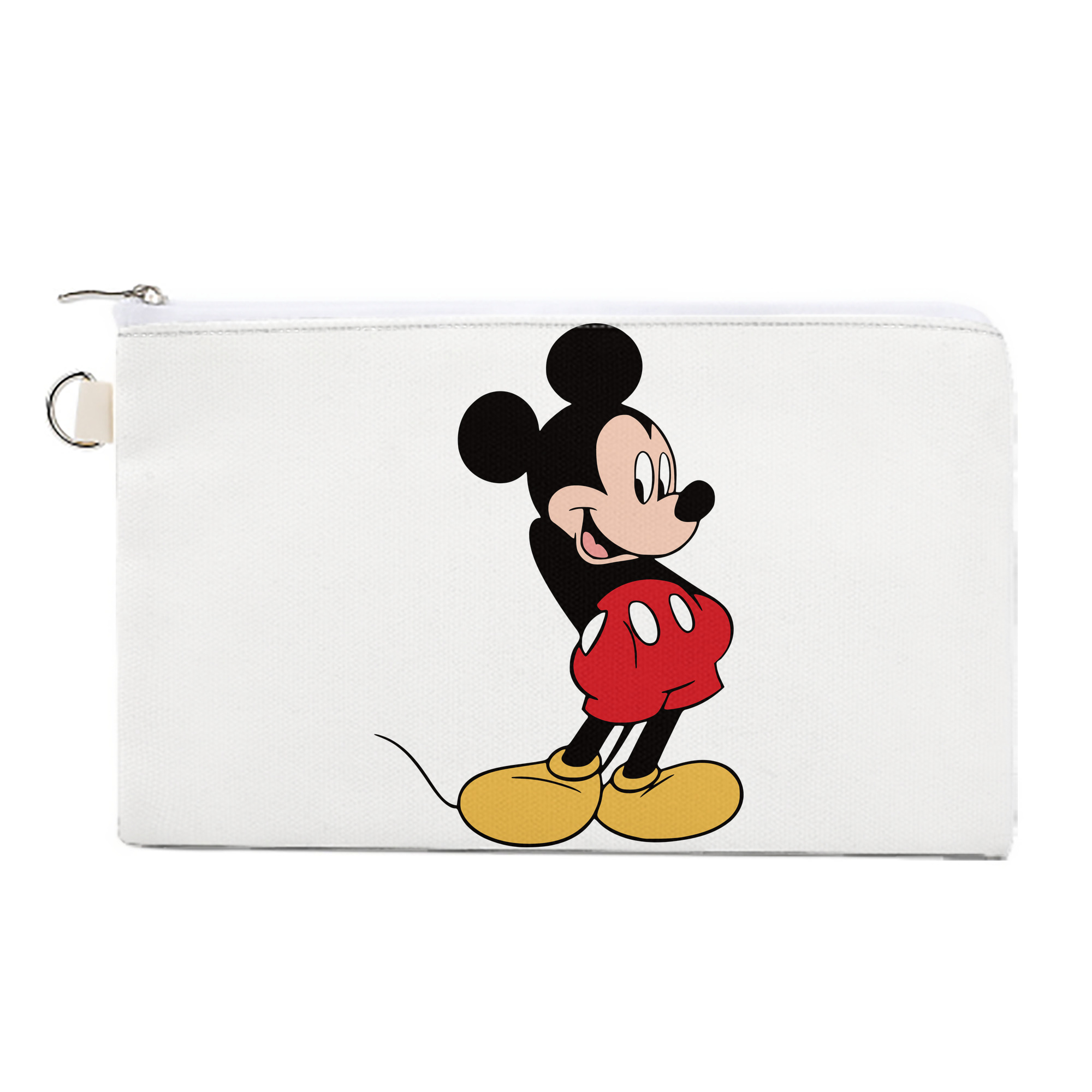 （画像用） ミッキーマウス Mickey Mouse キャンバス生地ポーチ　小物入れ