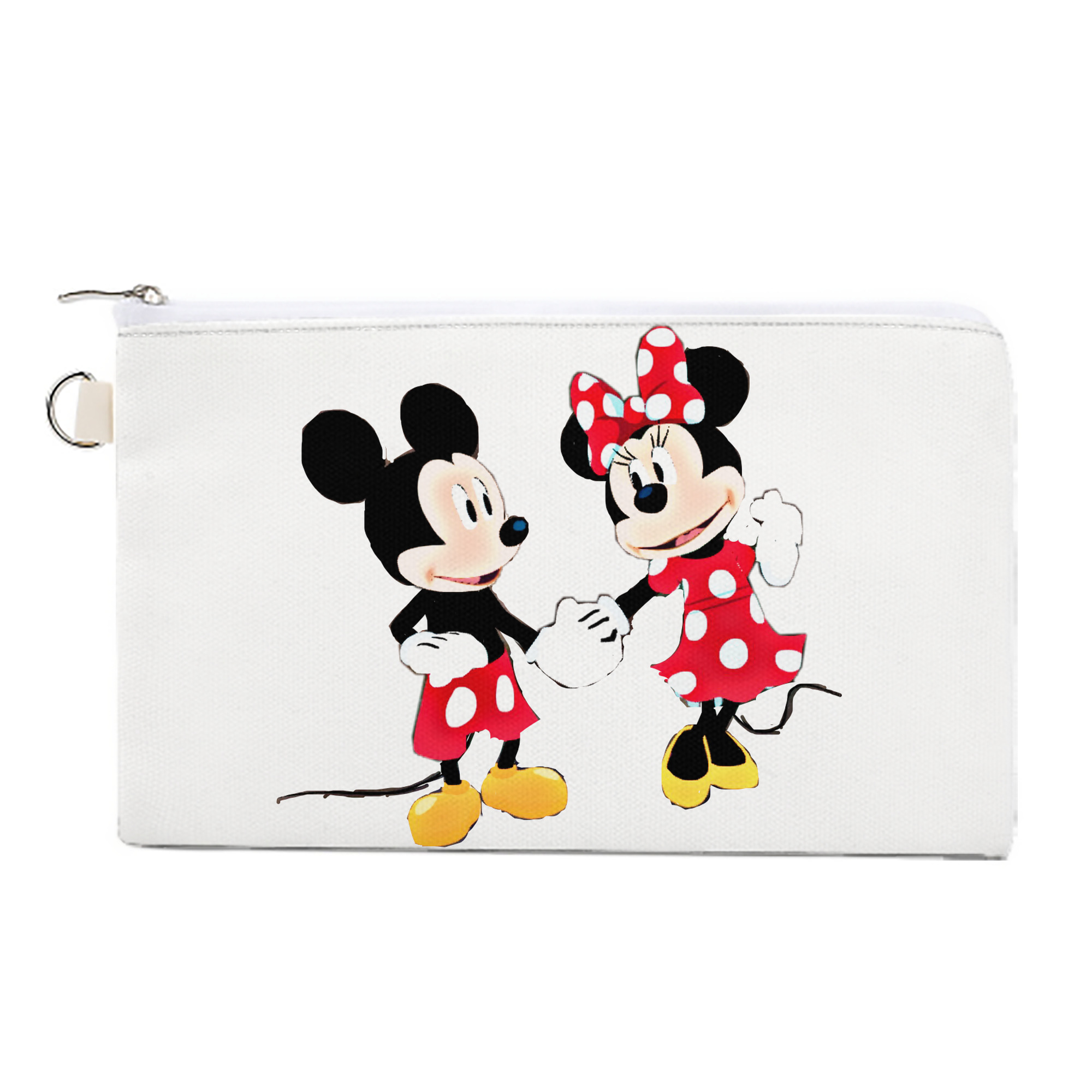 （画像用） ミッキーマウス Mickey Mouse キャンバス生地ポーチ　小物入れ