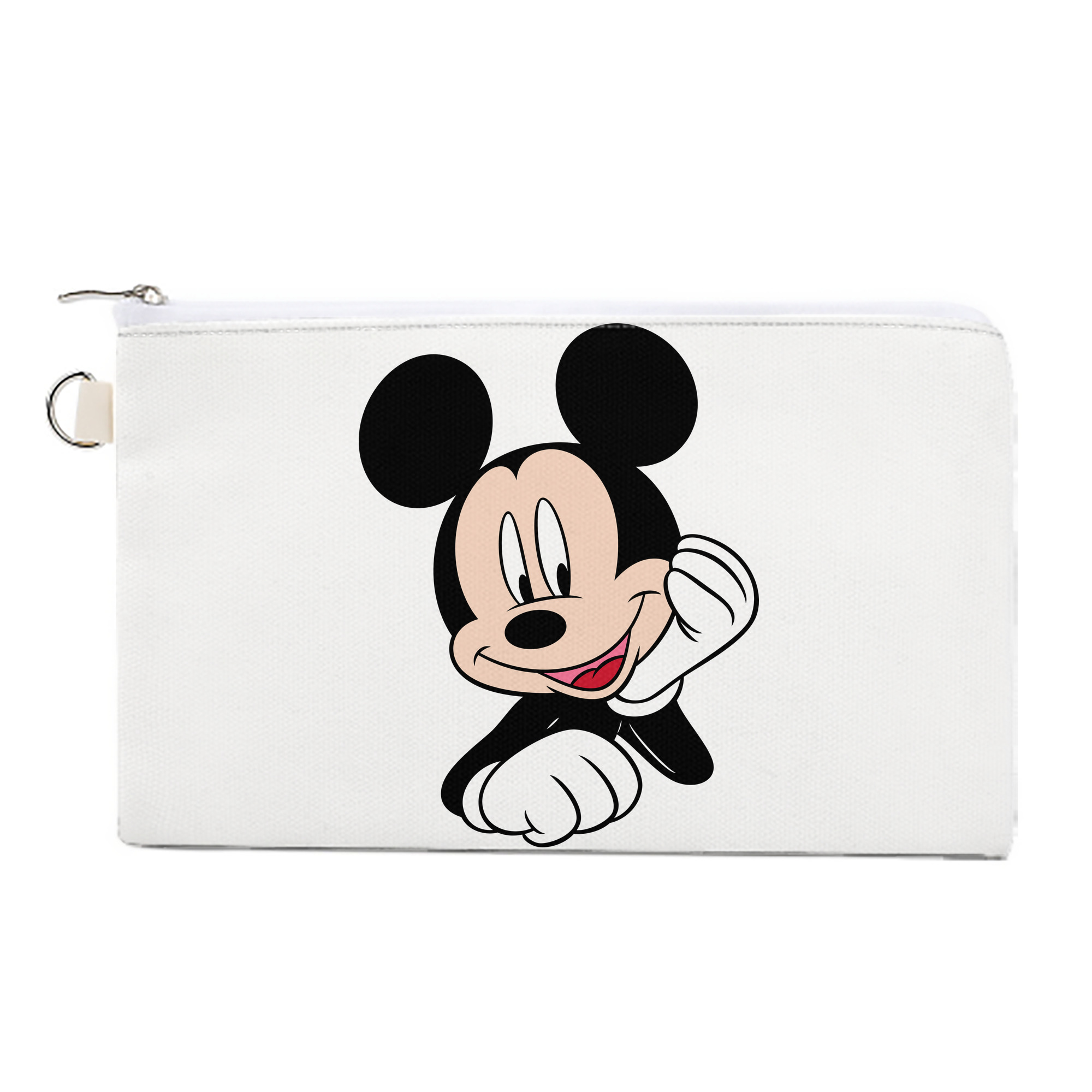 （画像用） ミッキーマウス Mickey Mouse キャンバス生地ポーチ　小物入れ