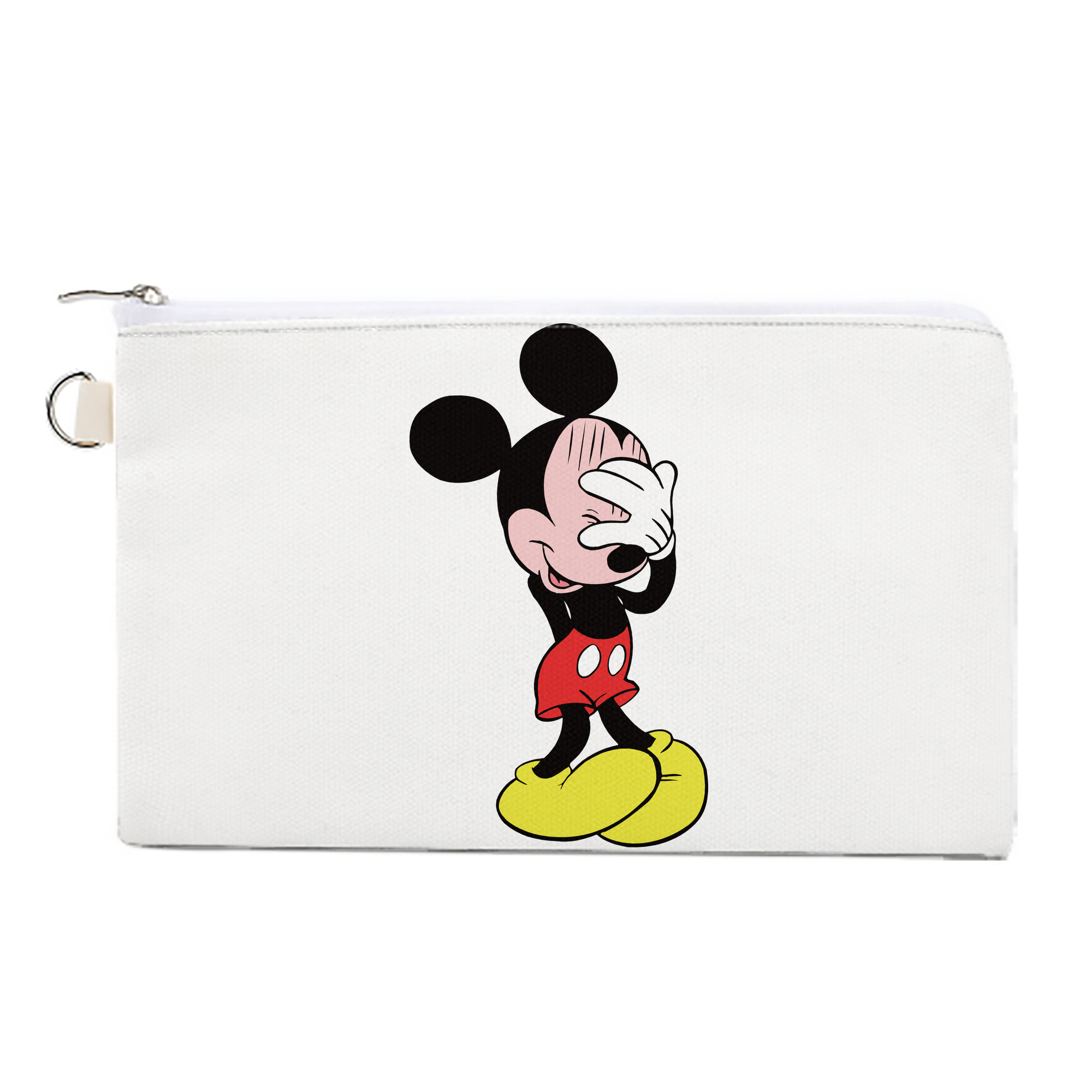 （画像用） ミッキーマウス Mickey Mouse キャンバス生地ポーチ　小物入れ