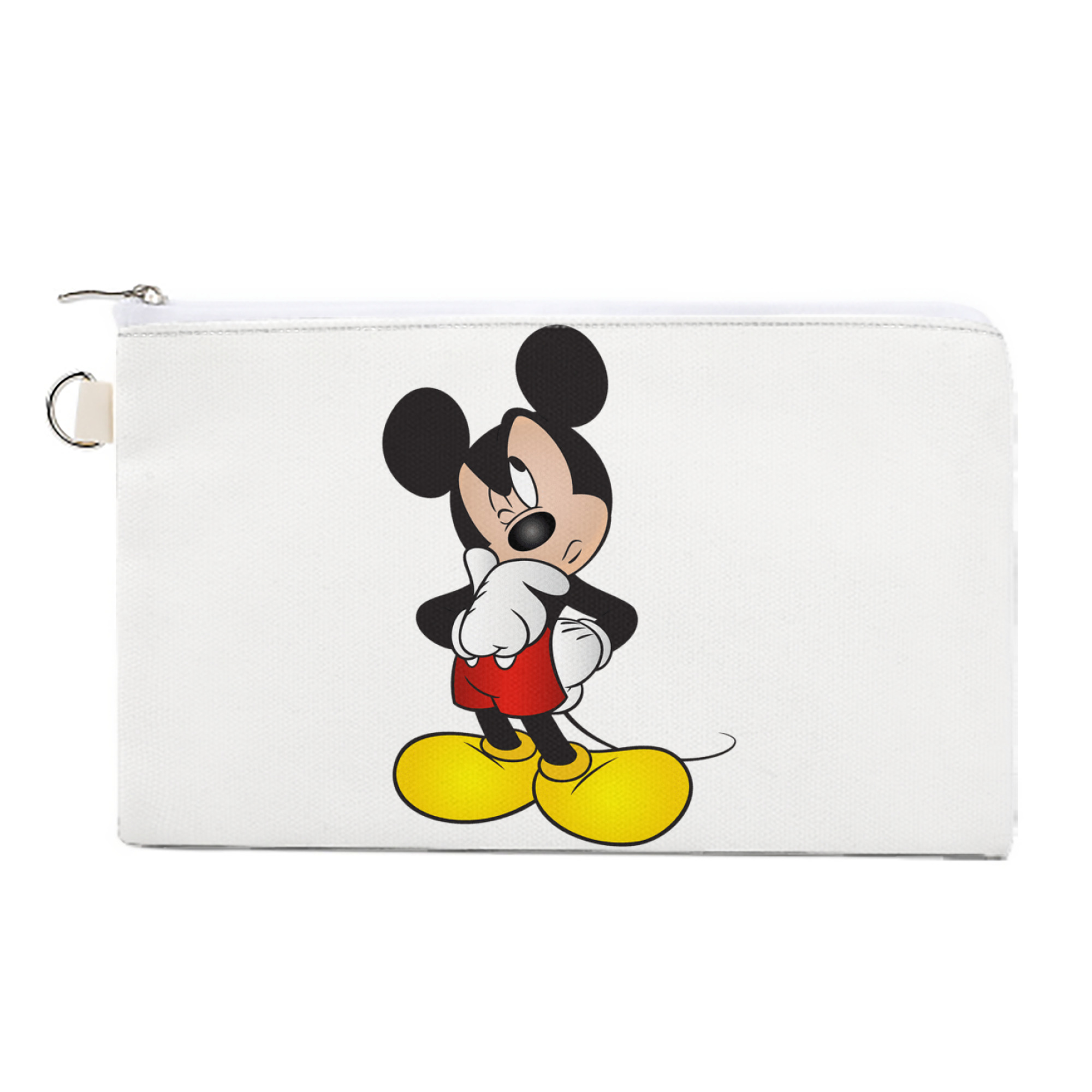 （画像用） ミッキーマウス Mickey Mouse キャンバス生地ポーチ　小物入れ