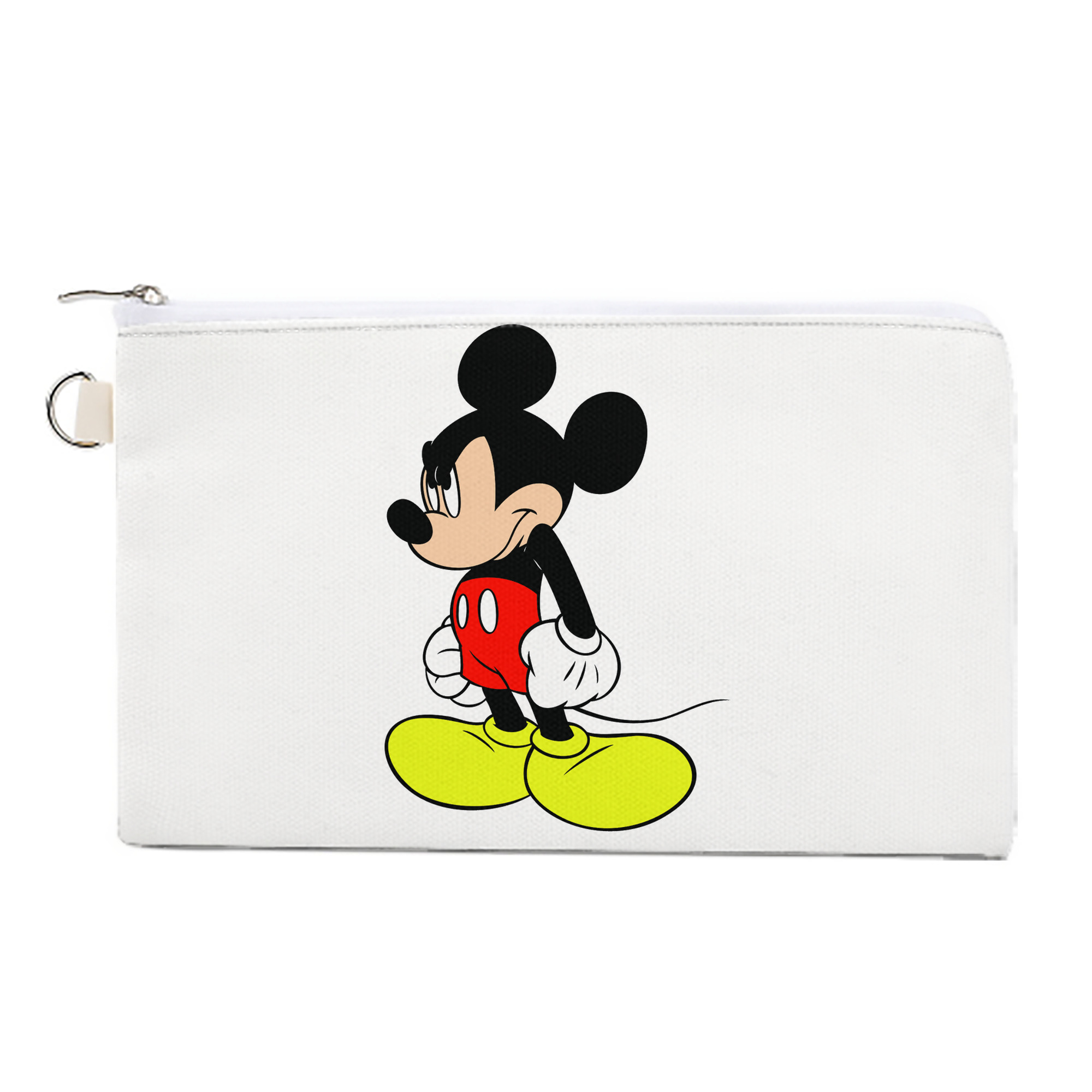 （画像用） ミッキーマウス Mickey Mouse キャンバス生地ポーチ　小物入れ