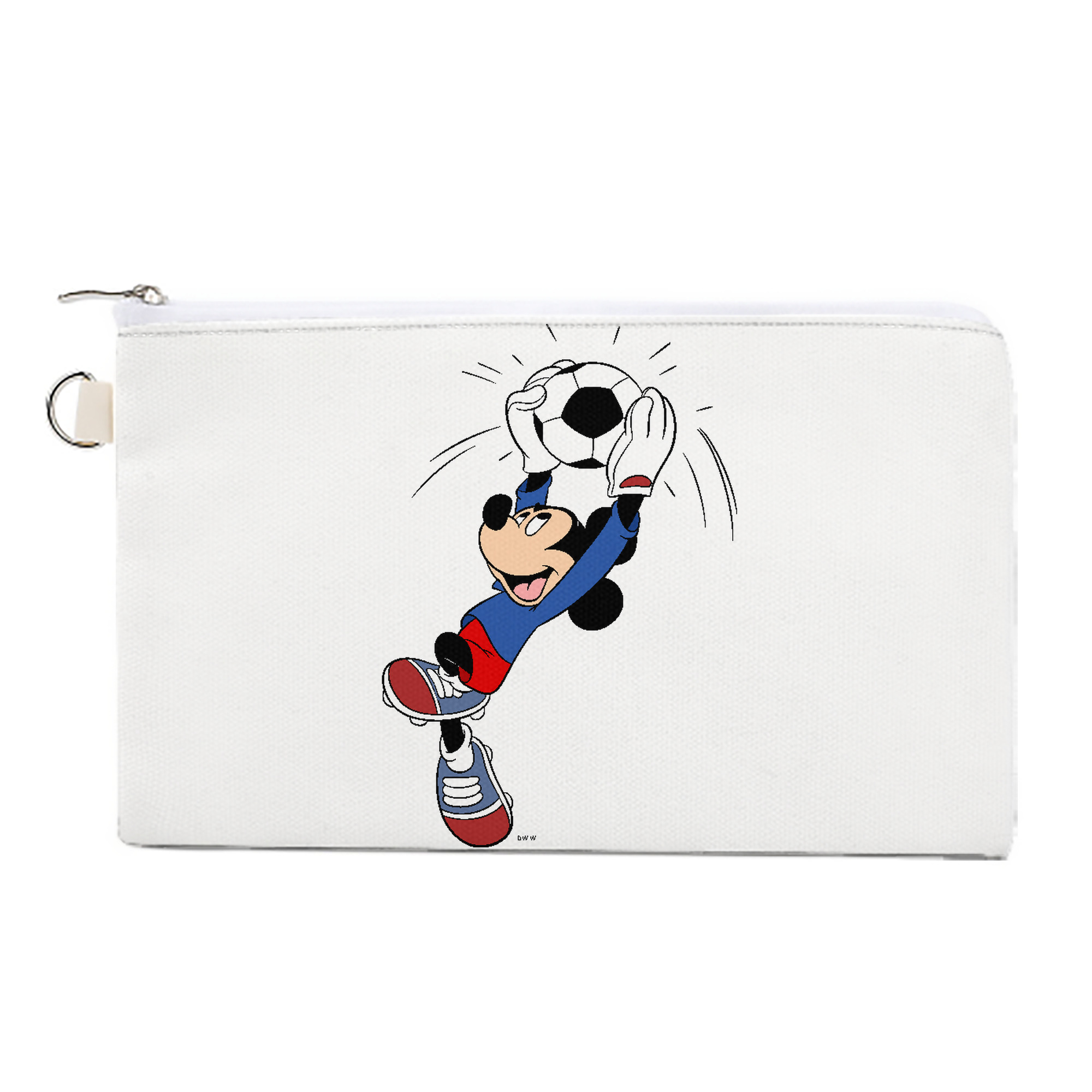 （画像用） ミッキーマウス Mickey Mouse キャンバス生地ポーチ　小物入れ