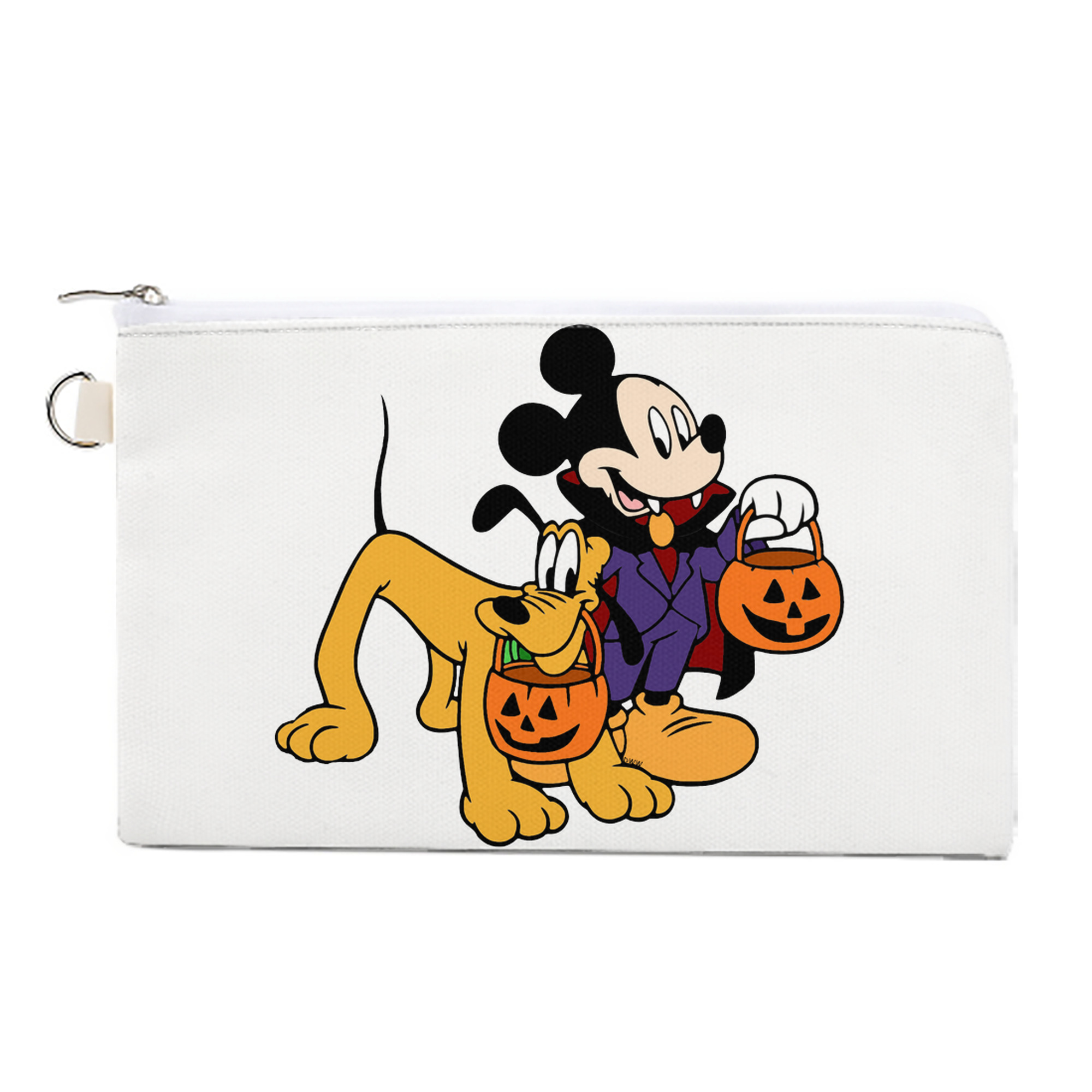 （画像用） ミッキーマウス Mickey Mouse キャンバス生地ポーチ　小物入れ