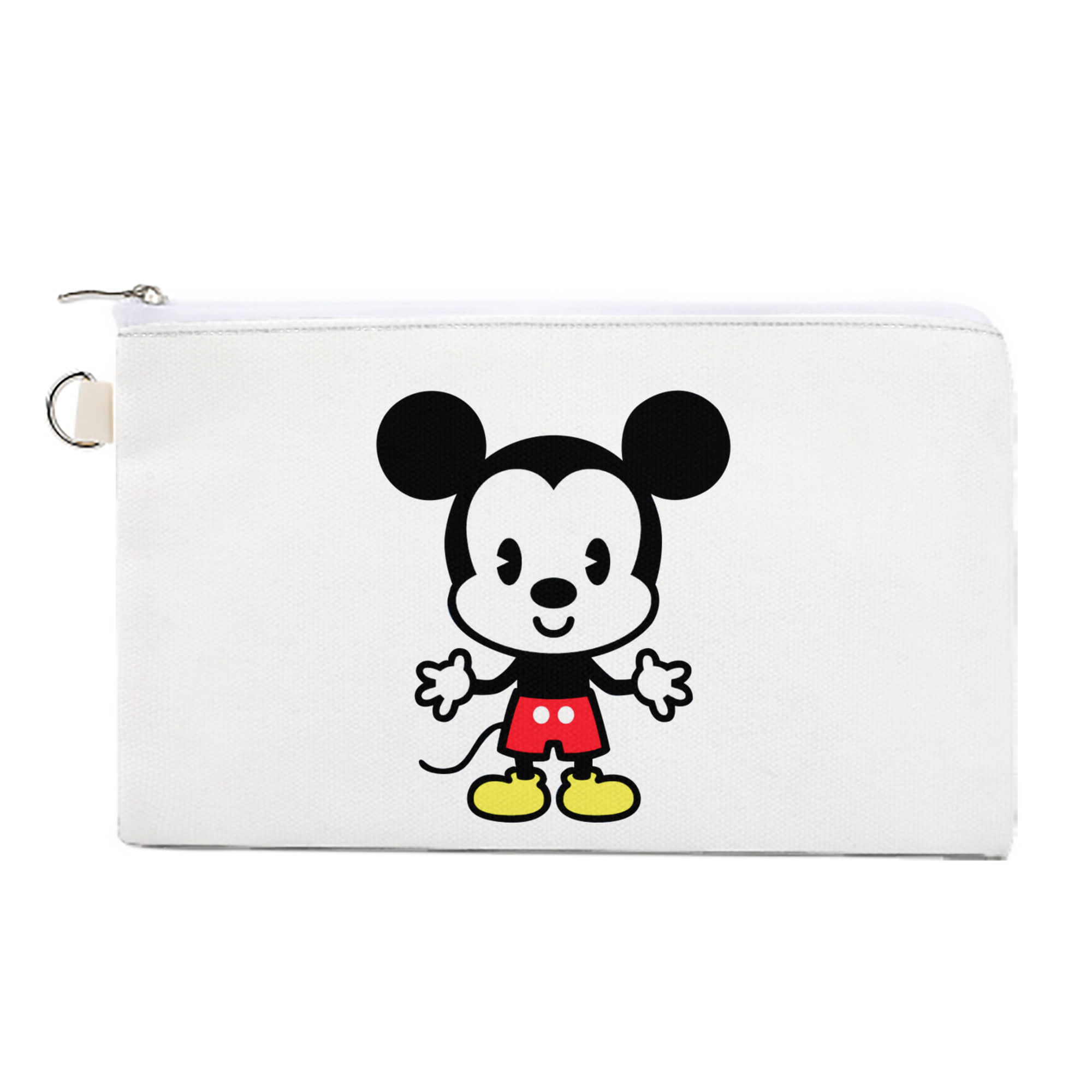 （画像用） ミッキーマウス Mickey Mouse キャンバス生地ポーチ　小物入れ