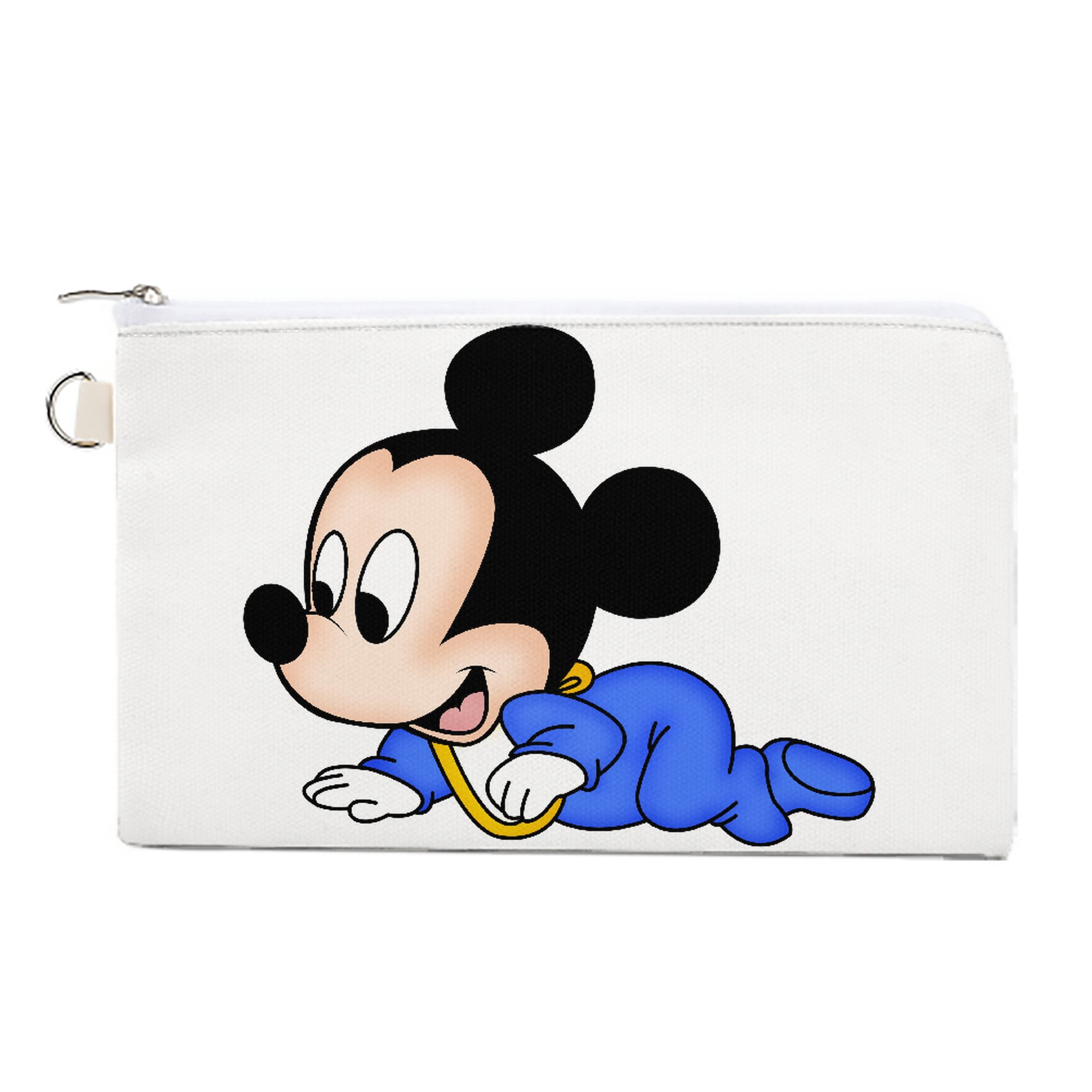 （画像用） ミッキーマウス Mickey Mouse キャンバス生地ポーチ　小物入れ