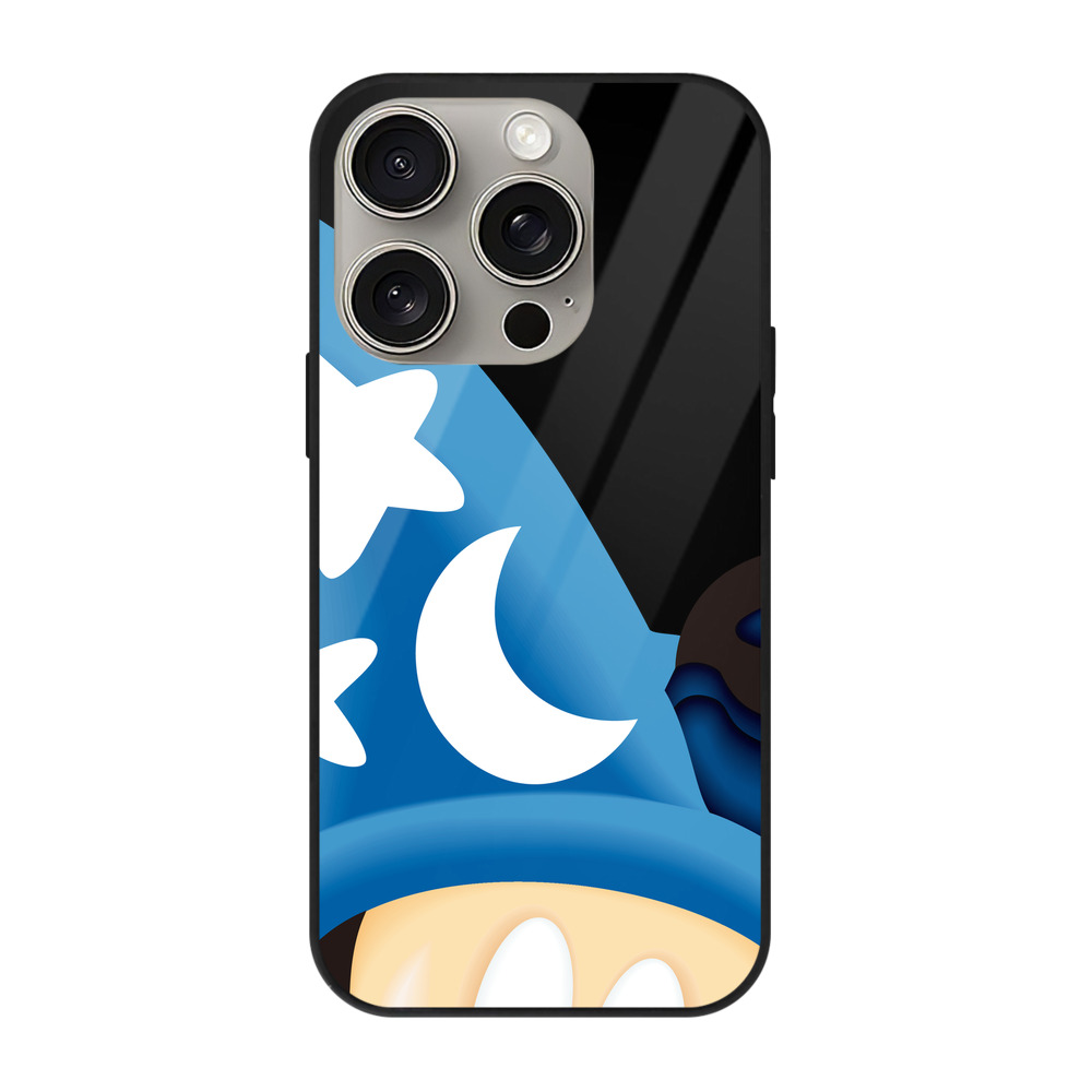（画像用） ミッキーマウス Mickey Mouse 【iPhone15Pro対応】スマホケース 耐衝撃＆黄変防止 背面ガラス