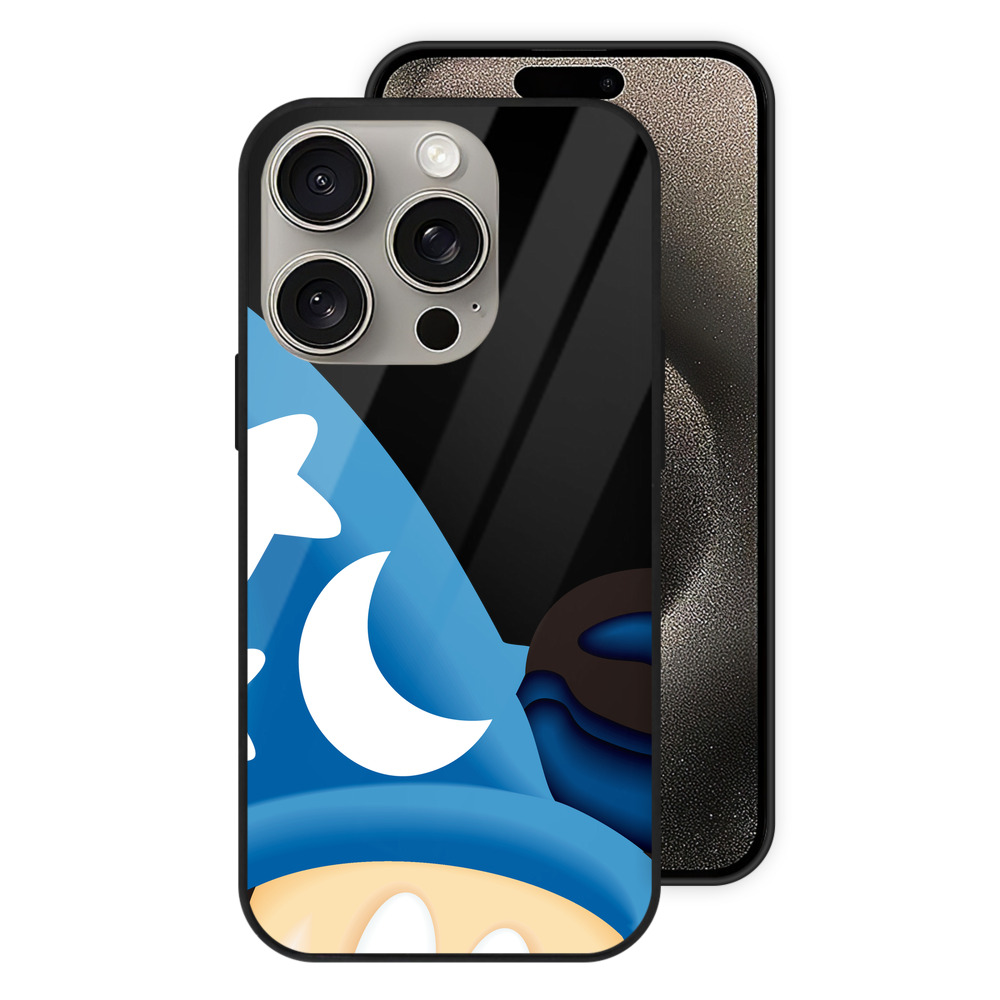 （画像用） ミッキーマウス Mickey Mouse 【iPhone15Pro対応】スマホケース 耐衝撃＆黄変防止 背面ガラス