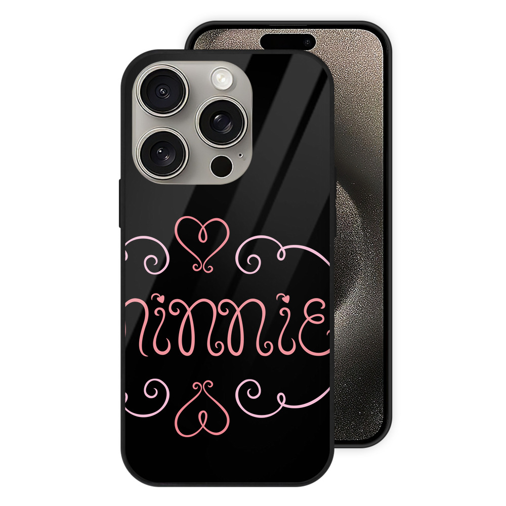（画像用） ミッキーマウス Mickey Mouse 【iPhone15Pro対応】スマホケース 耐衝撃＆黄変防止 背面ガラス
