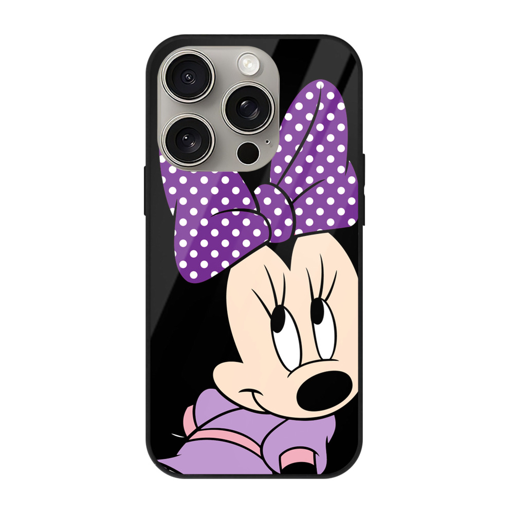 （画像用） ミッキーマウス Mickey Mouse 【iPhone15Pro対応】スマホケース 耐衝撃＆黄変防止 背面ガラス