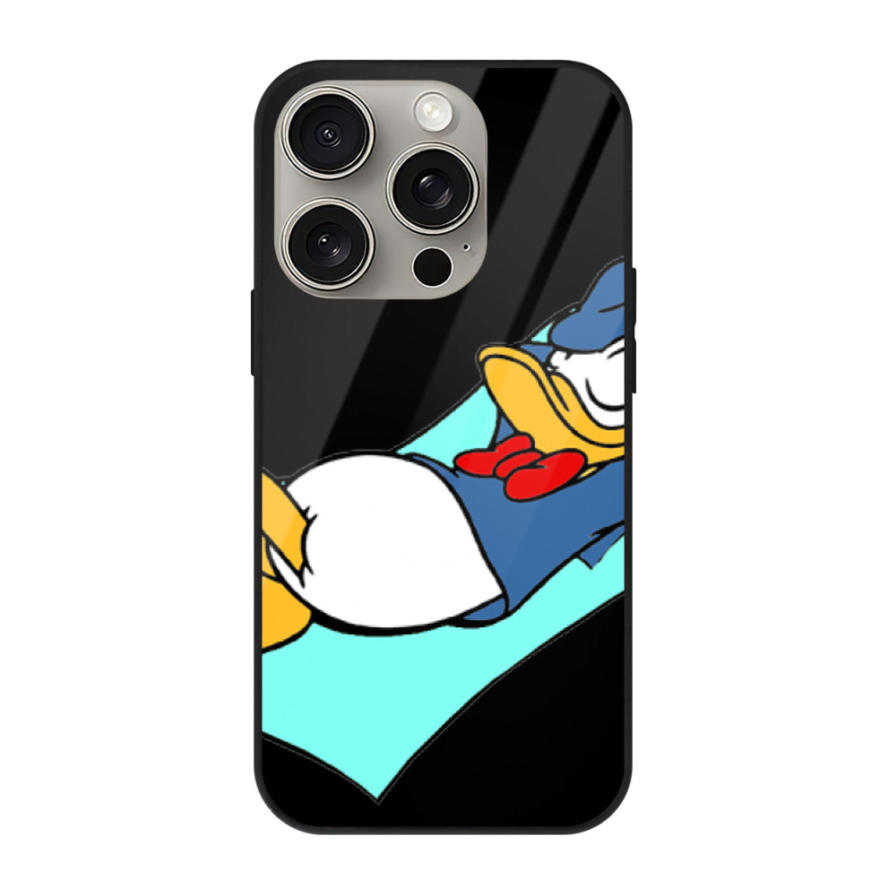 （画像用） ミッキーマウス Mickey Mouse 【iPhone15Pro対応】スマホケース 耐衝撃＆黄変防止 背面ガラス