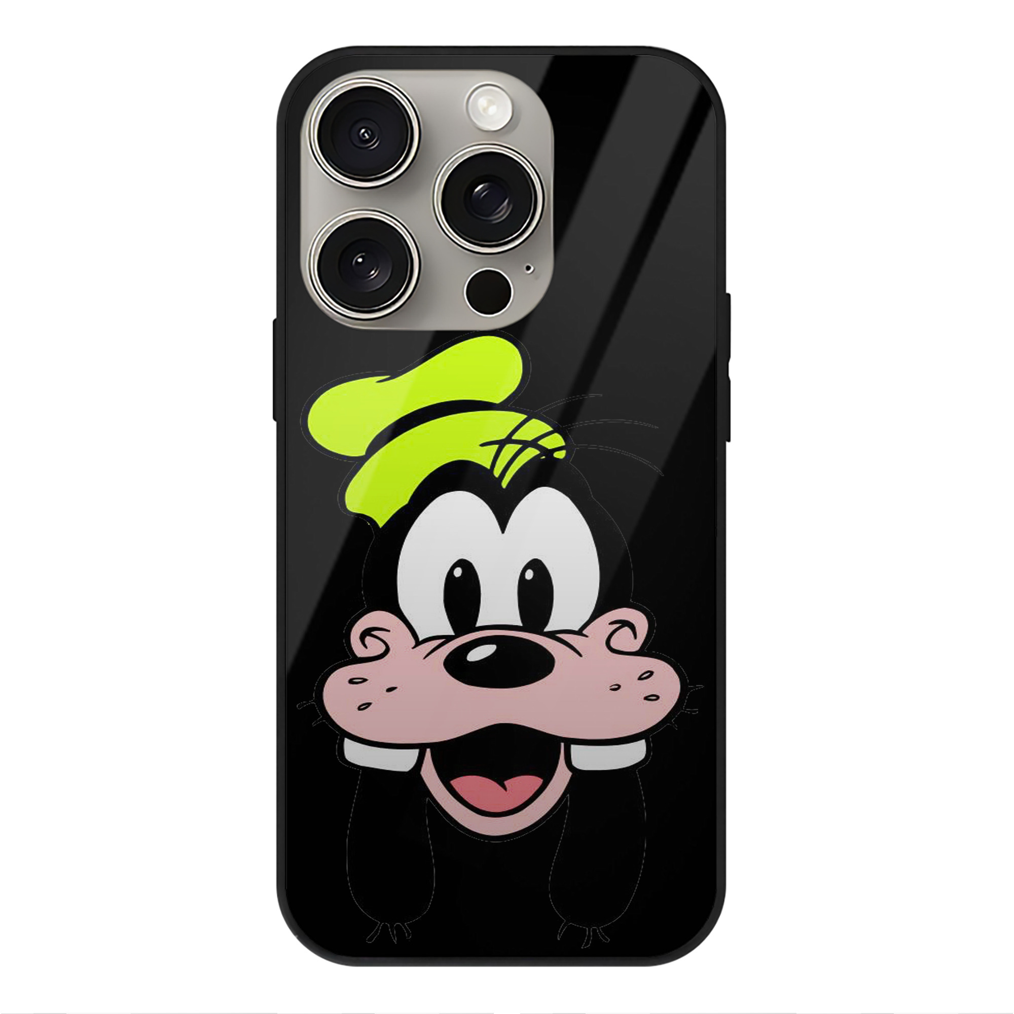 （画像用） ミッキーマウス Mickey Mouse 【iPhone15Pro対応】スマホケース 耐衝撃＆黄変防止 背面ガラス