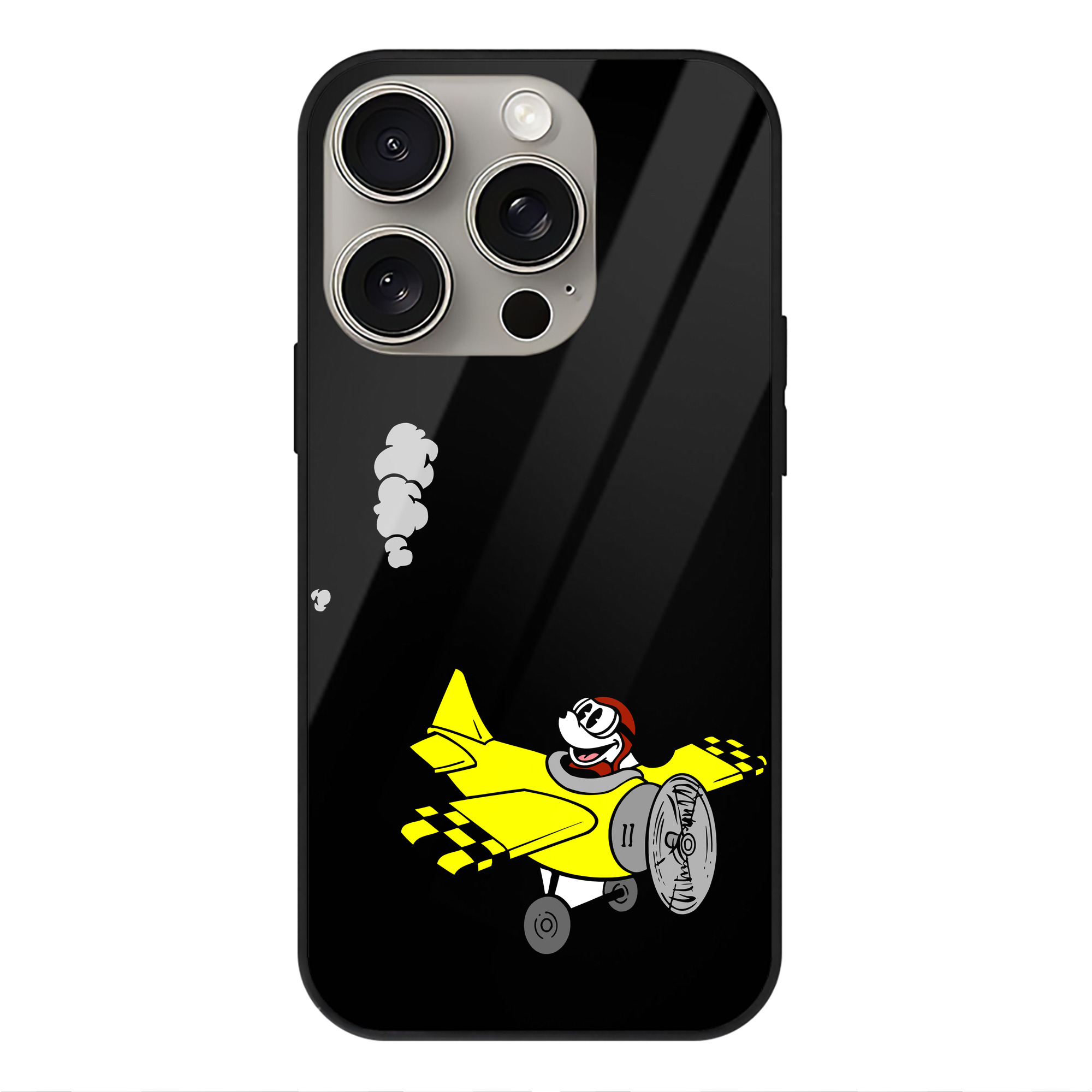 （画像用） ミッキーマウス Mickey Mouse 【iPhone15Pro対応】スマホケース 耐衝撃＆黄変防止 背面ガラス