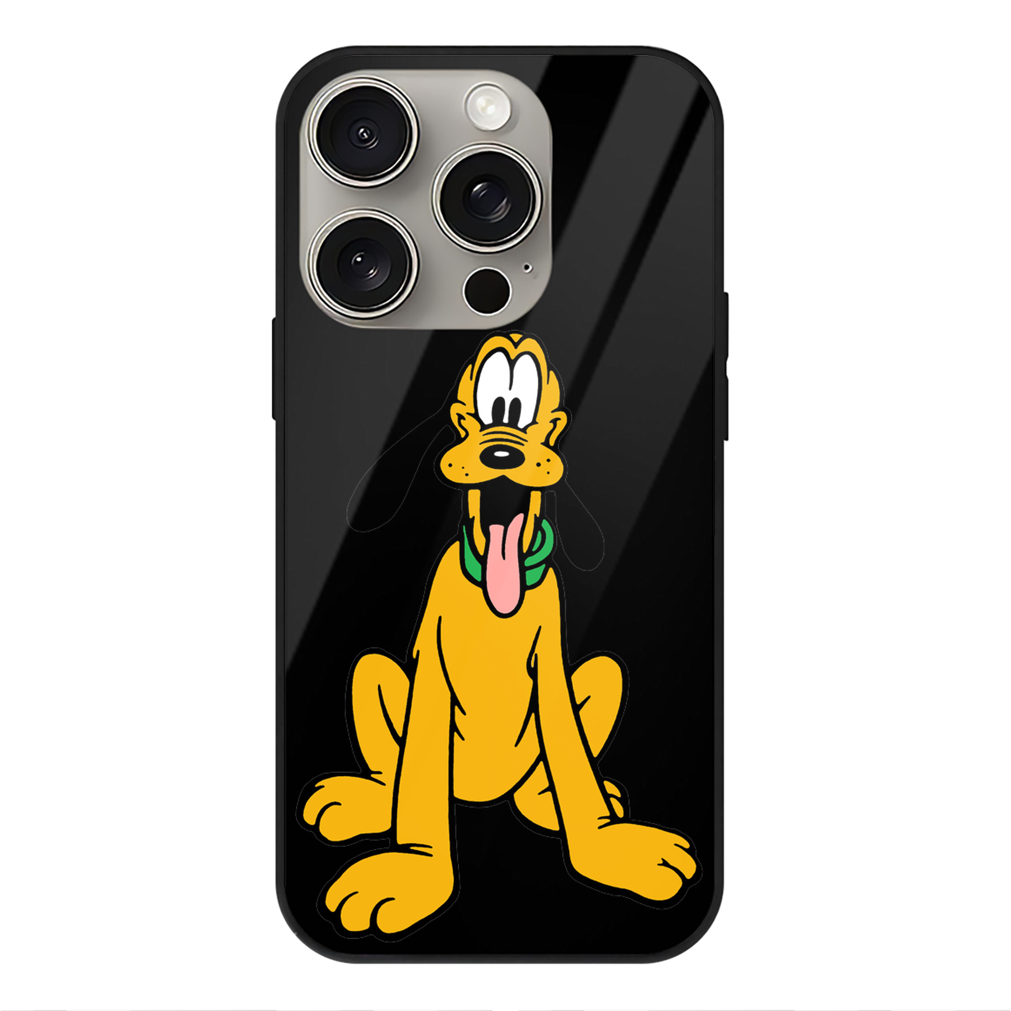 （画像用） ミッキーマウス Mickey Mouse 【iPhone15Pro対応】スマホケース 耐衝撃＆黄変防止 背面ガラス