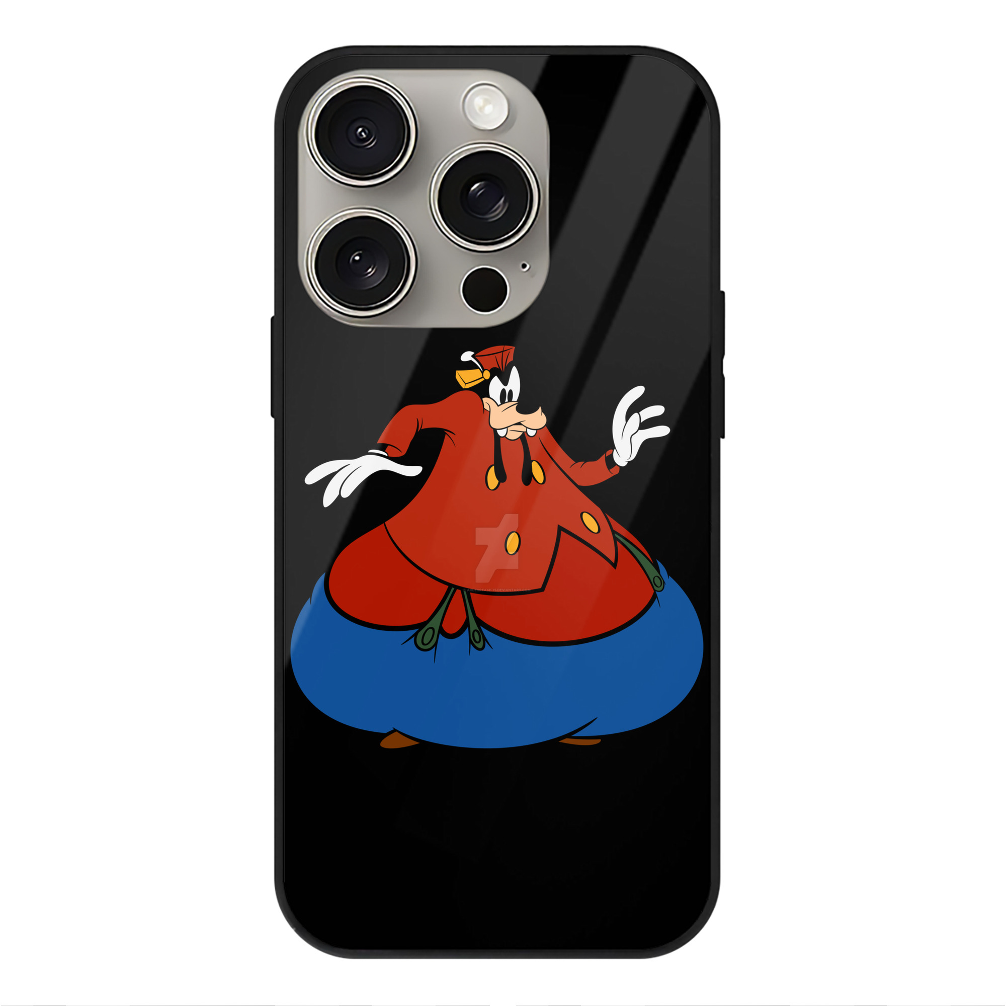 （画像用） ミッキーマウス Mickey Mouse 【iPhone15Pro対応】スマホケース 耐衝撃＆黄変防止 背面ガラス