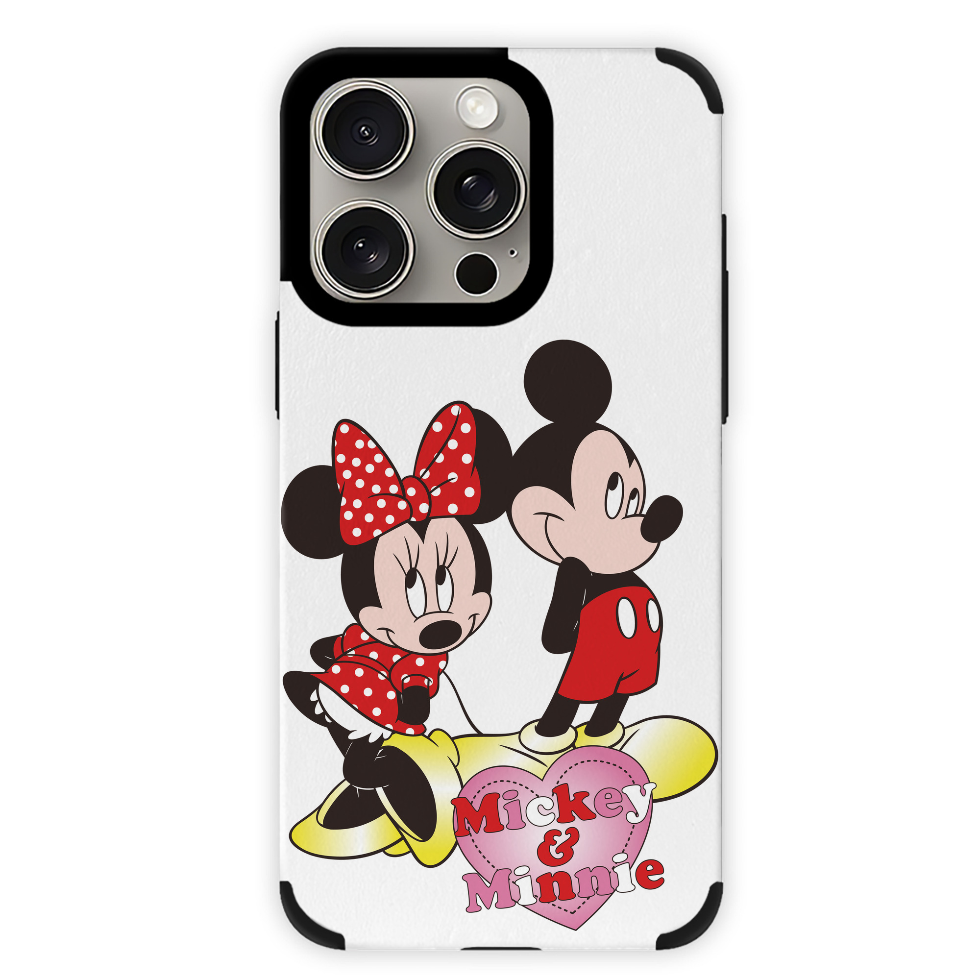 （画像用） ミッキーマウス Mickey Mouse 【iPhone15ProMax対応】 PUレザー スマホケース 耐衝撃＆黄変防止