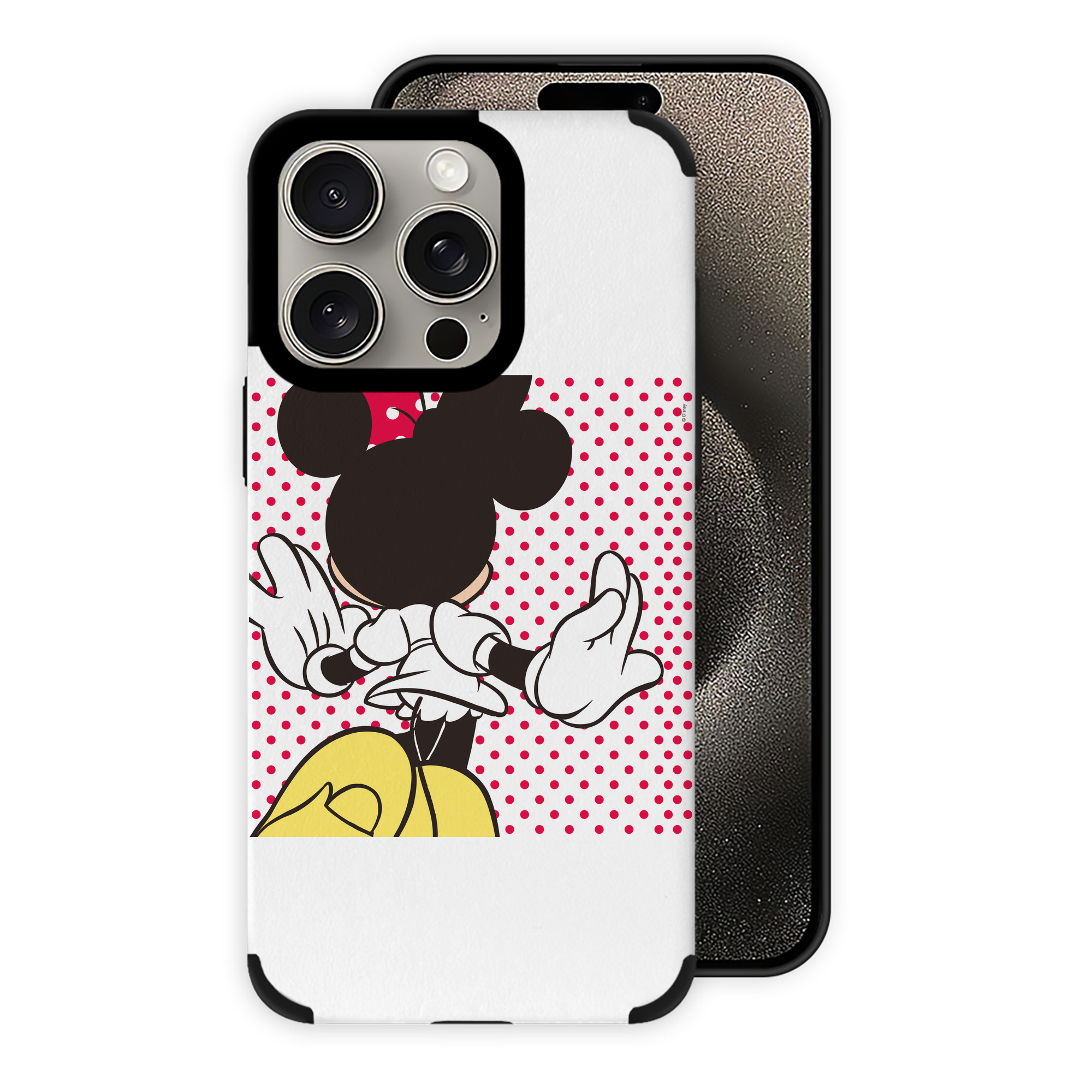 （画像用） ミッキーマウス Mickey Mouse 【iPhone15ProMax対応】 PUレザー スマホケース 耐衝撃＆黄変防止