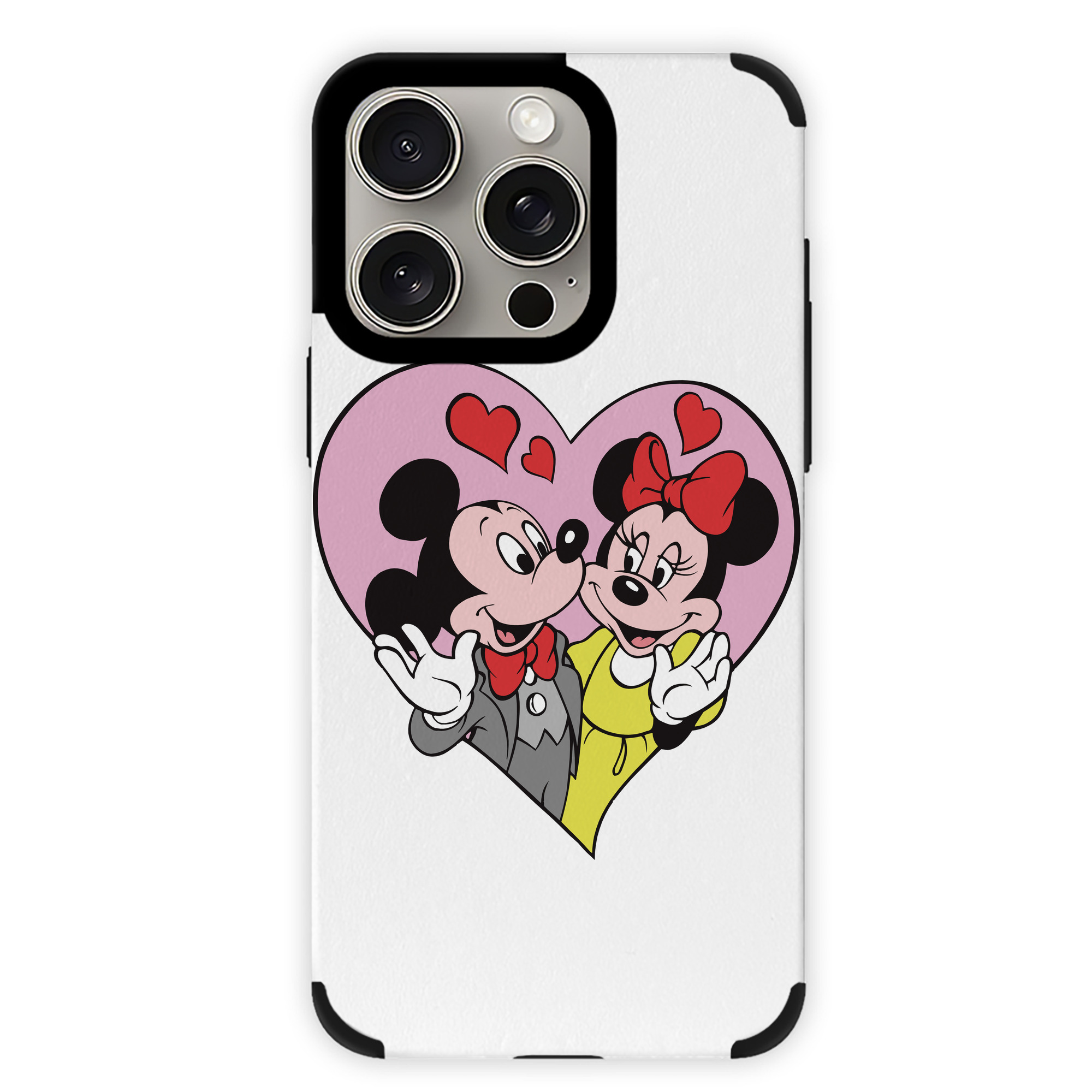 （画像用） ミッキーマウス Mickey Mouse 【iPhone15ProMax対応】 PUレザー スマホケース 耐衝撃＆黄変防止