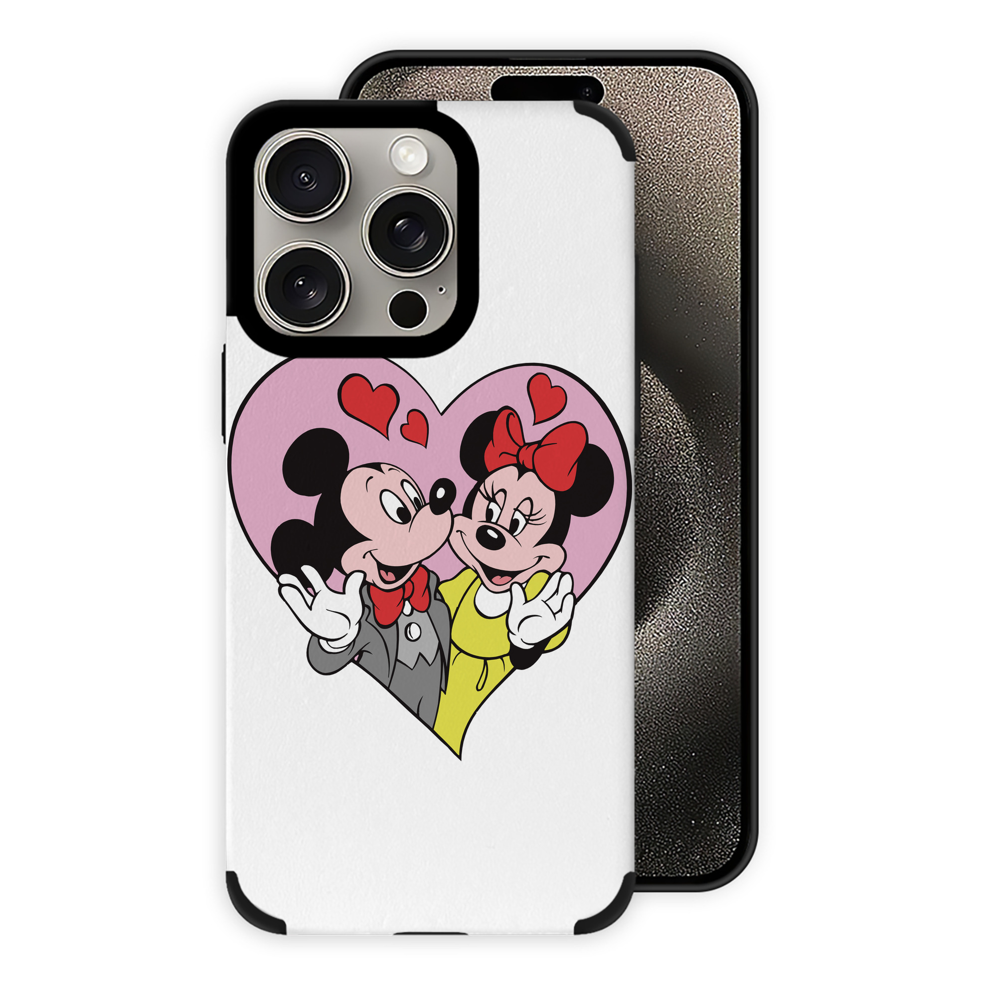 （画像用） ミッキーマウス Mickey Mouse 【iPhone15ProMax対応】 PUレザー スマホケース 耐衝撃＆黄変防止