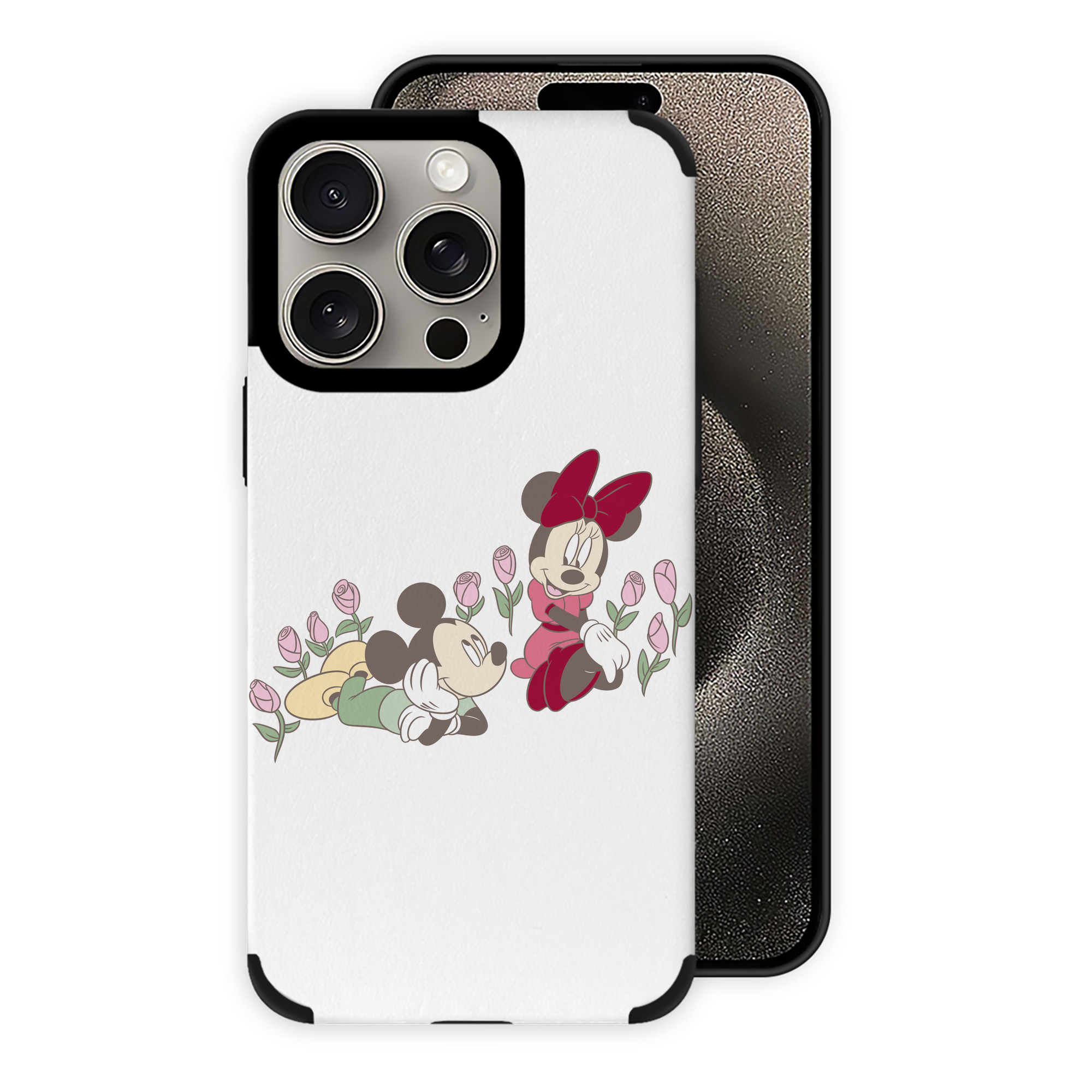（画像用） ミッキーマウス Mickey Mouse 【iPhone15ProMax対応】 PUレザー スマホケース 耐衝撃＆黄変防止