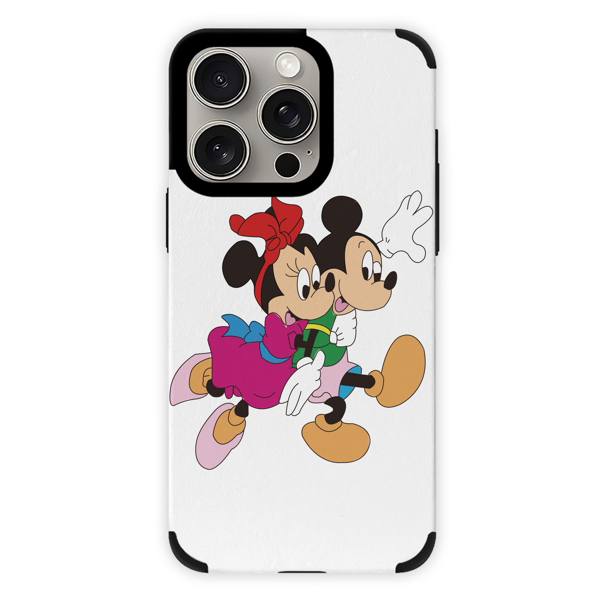 （画像用） ミッキーマウス Mickey Mouse 【iPhone15ProMax対応】 PUレザー スマホケース 耐衝撃＆黄変防止