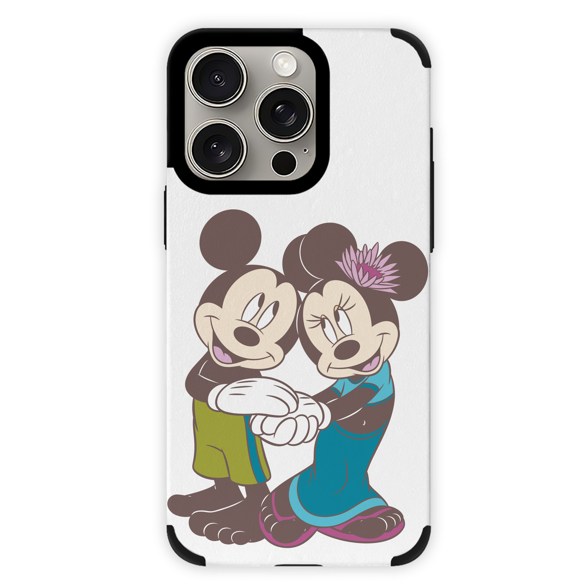 （画像用） ミッキーマウス Mickey Mouse 【iPhone15ProMax対応】 PUレザー スマホケース 耐衝撃＆黄変防止