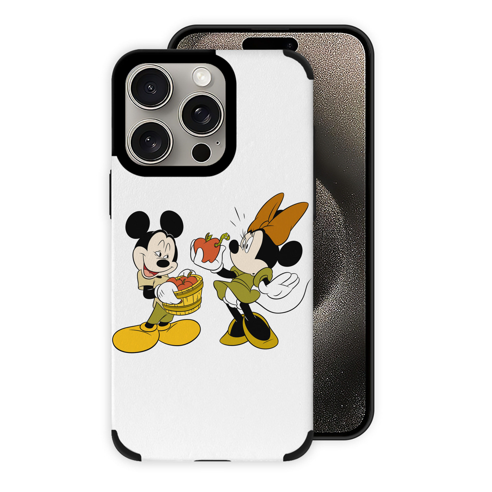 （画像用） ミッキーマウス Mickey Mouse 【iPhone15ProMax対応】 PUレザー スマホケース 耐衝撃＆黄変防止
