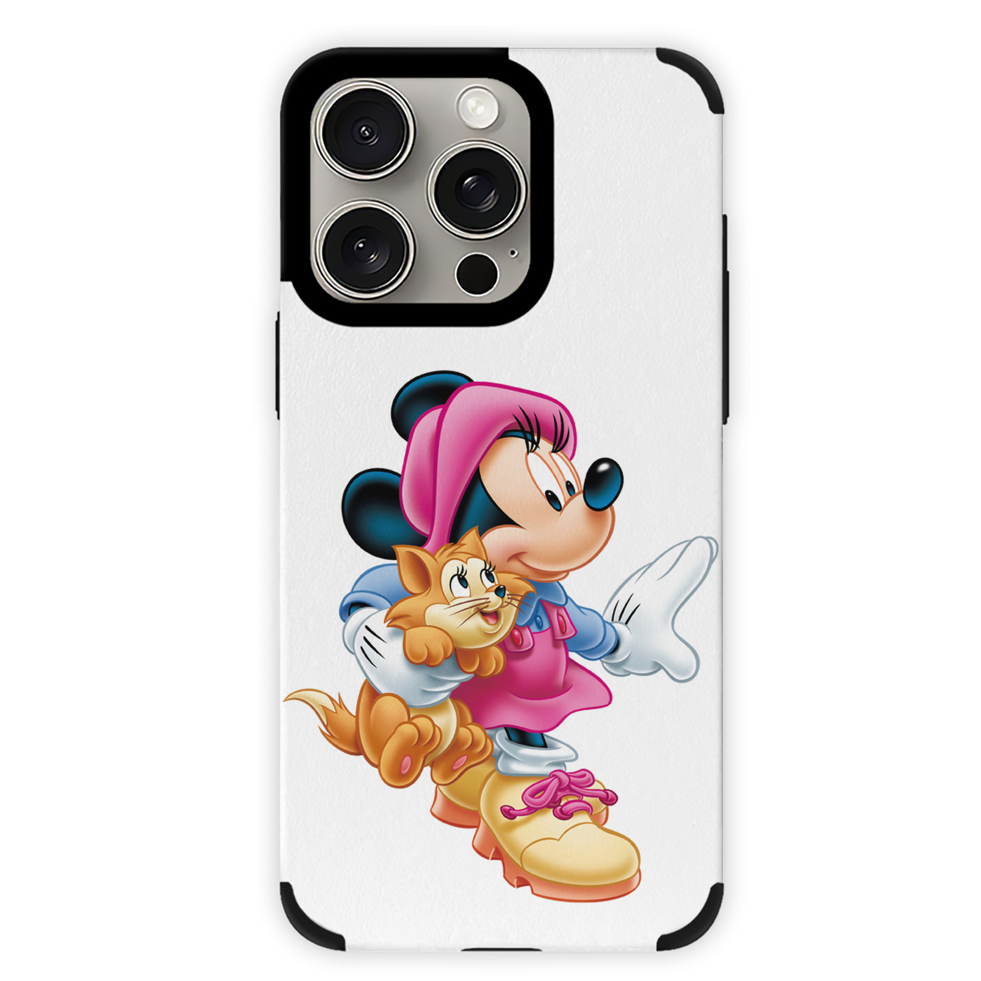 （画像用） ミッキーマウス Mickey Mouse 【iPhone15ProMax対応】 PUレザー スマホケース 耐衝撃＆黄変防止